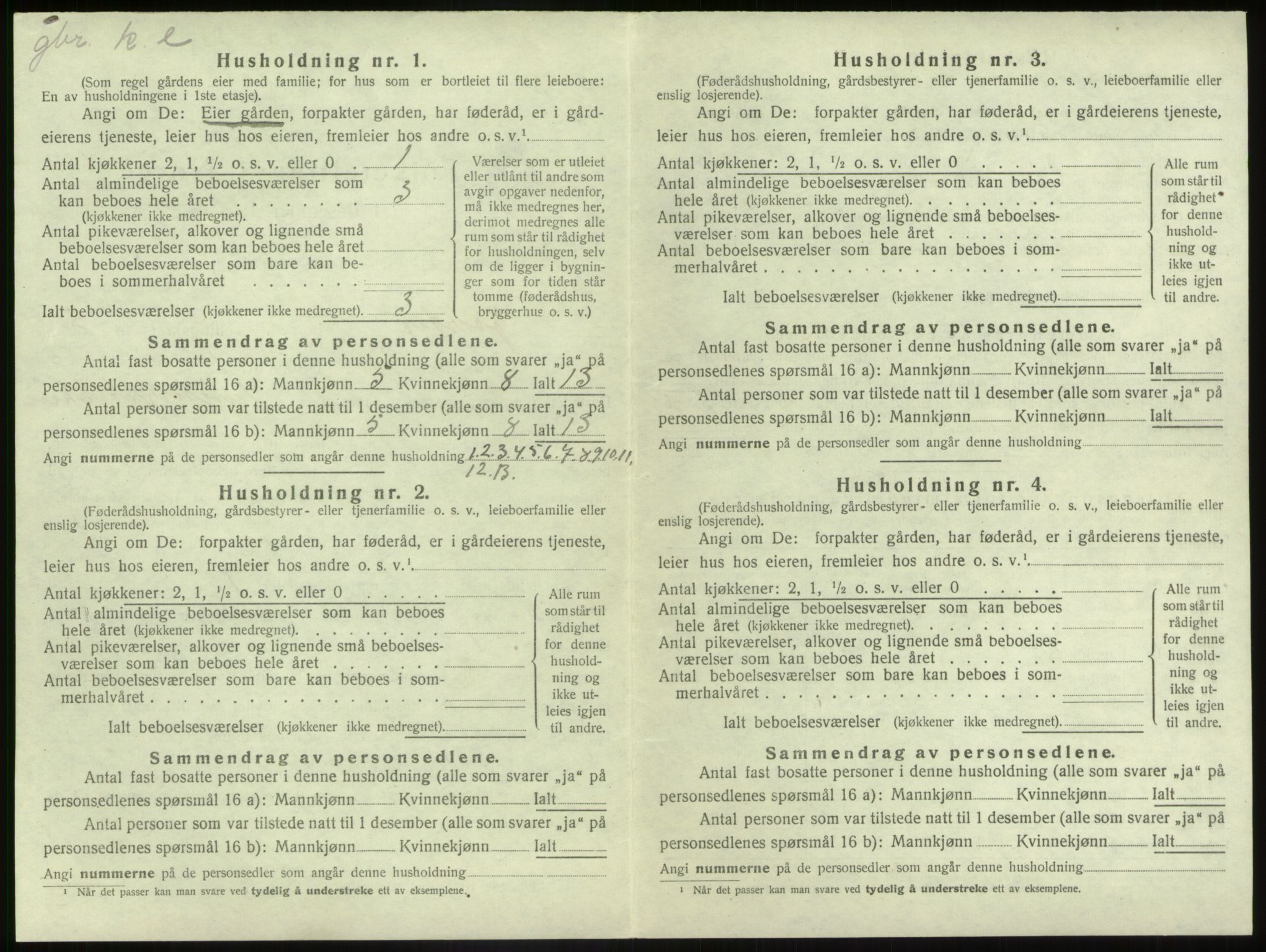 SAB, Folketelling 1920 for 1431 Jølster herred, 1920, s. 358