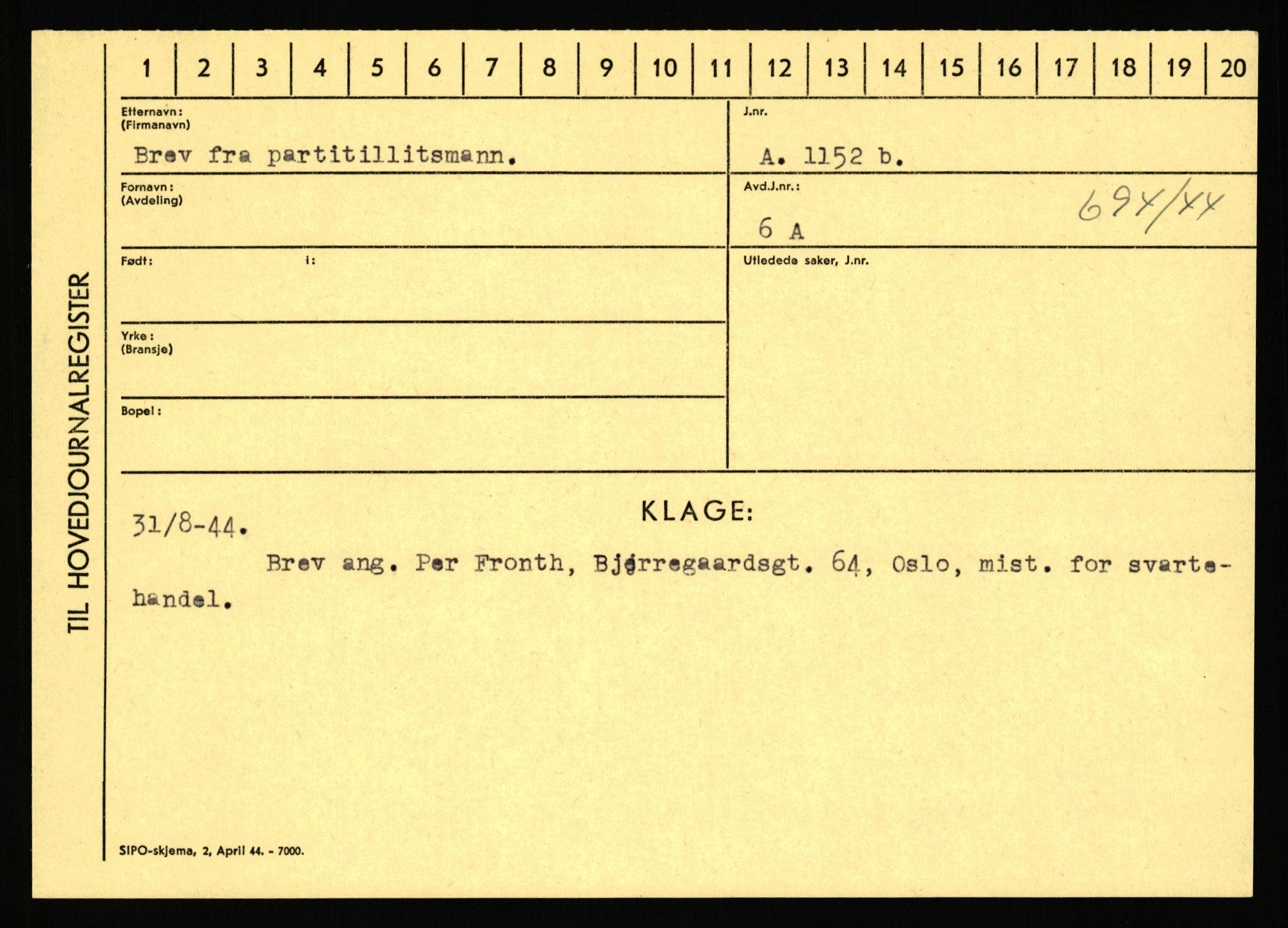 Statspolitiet - Hovedkontoret / Osloavdelingen, AV/RA-S-1329/C/Ca/L0003: Brechan - Eichinger	, 1943-1945, s. 386