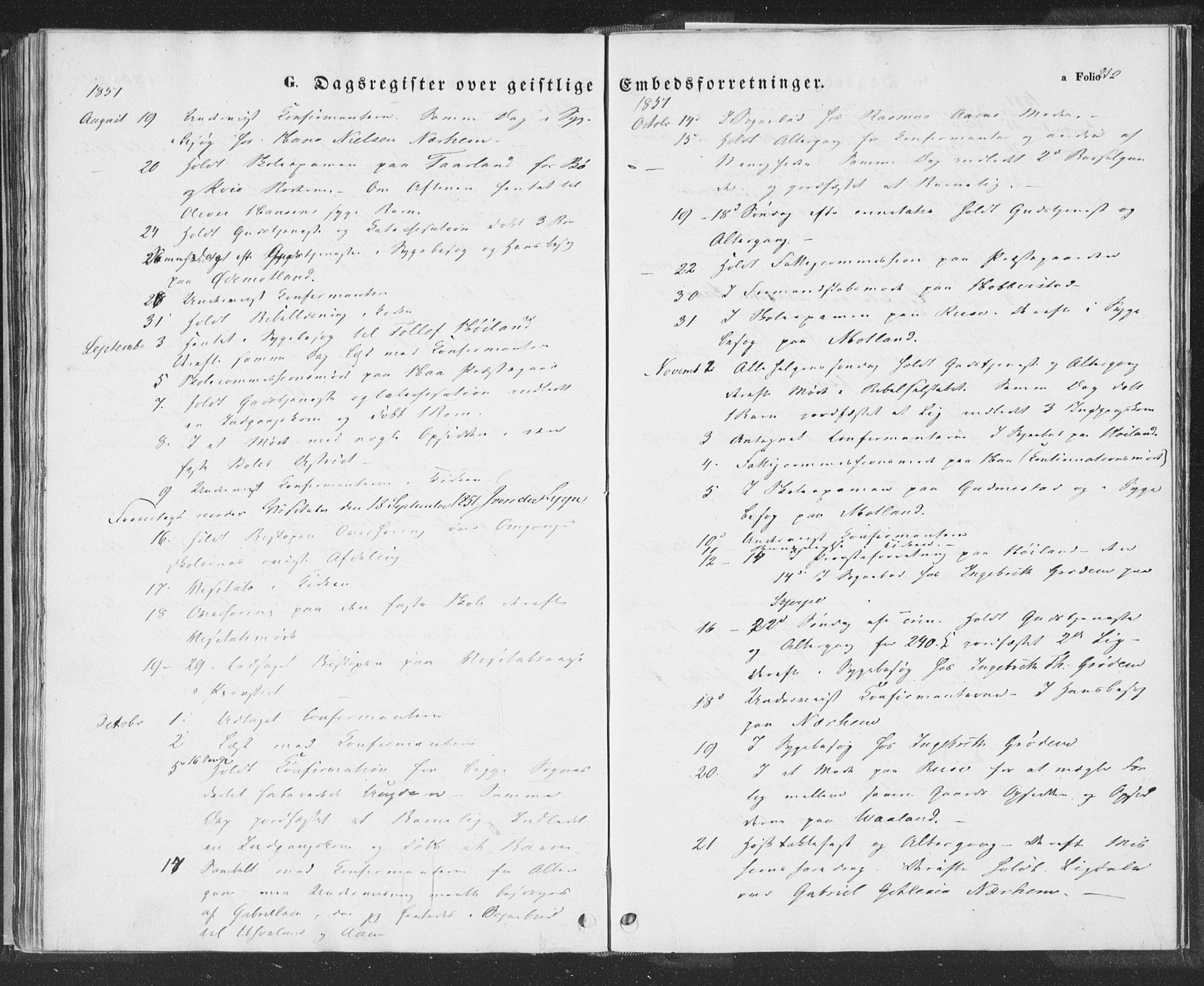 Hå sokneprestkontor, SAST/A-101801/001/30BA/L0006: Ministerialbok nr. A 5, 1842-1853, s. 212