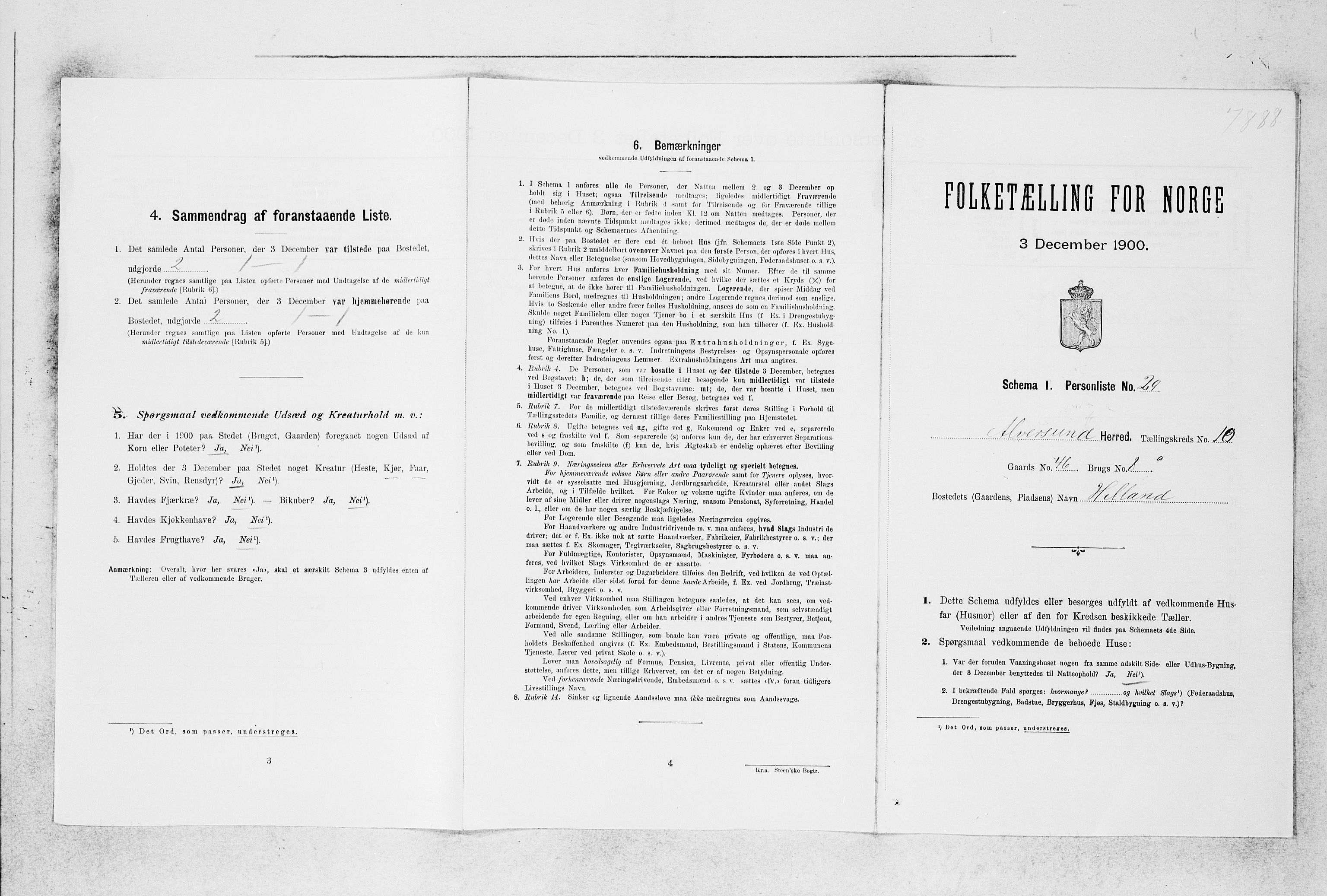 SAB, Folketelling 1900 for 1257 Alversund herred, 1900, s. 578