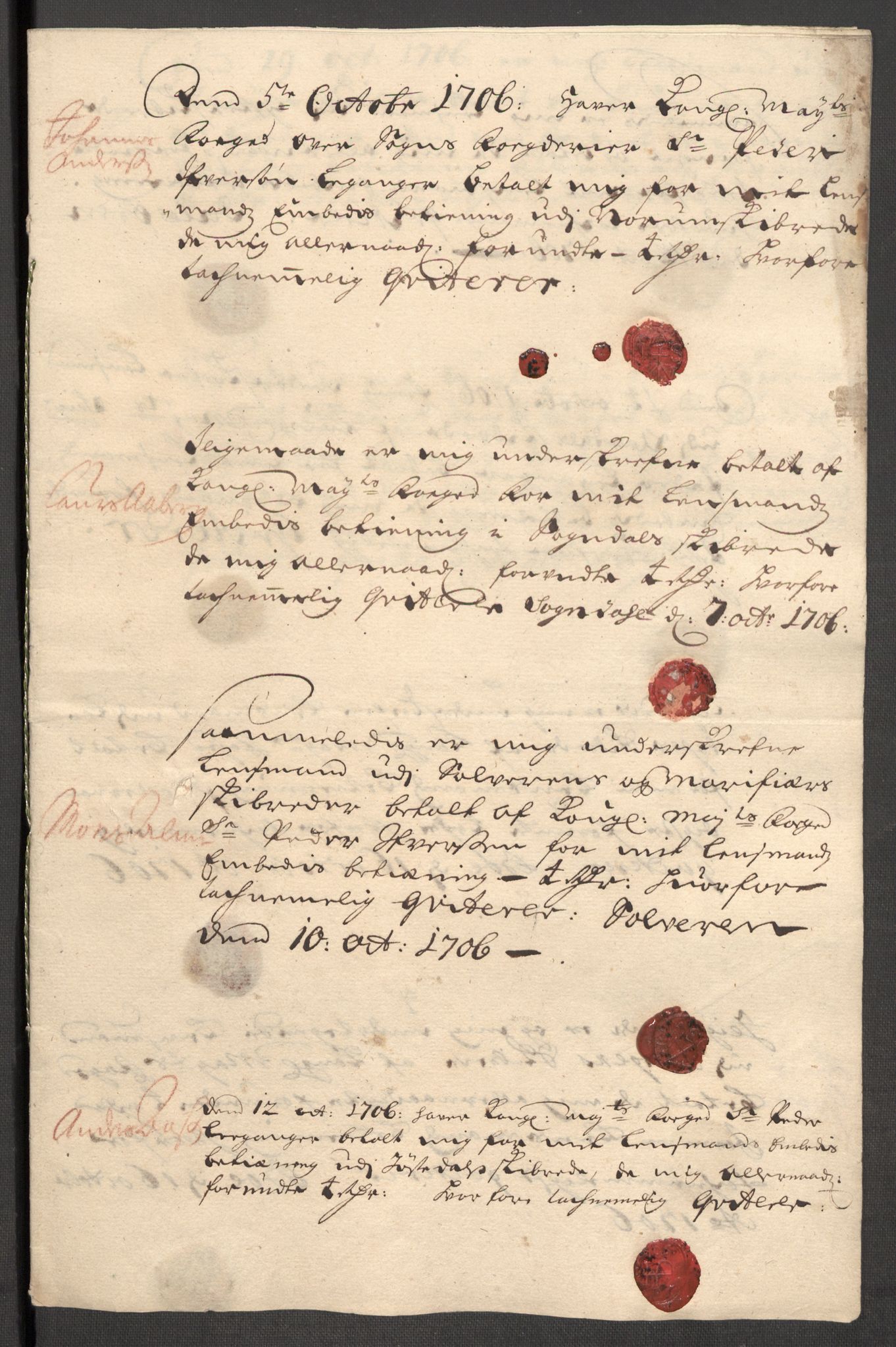 Rentekammeret inntil 1814, Reviderte regnskaper, Fogderegnskap, RA/EA-4092/R52/L3314: Fogderegnskap Sogn, 1705-1707, s. 382