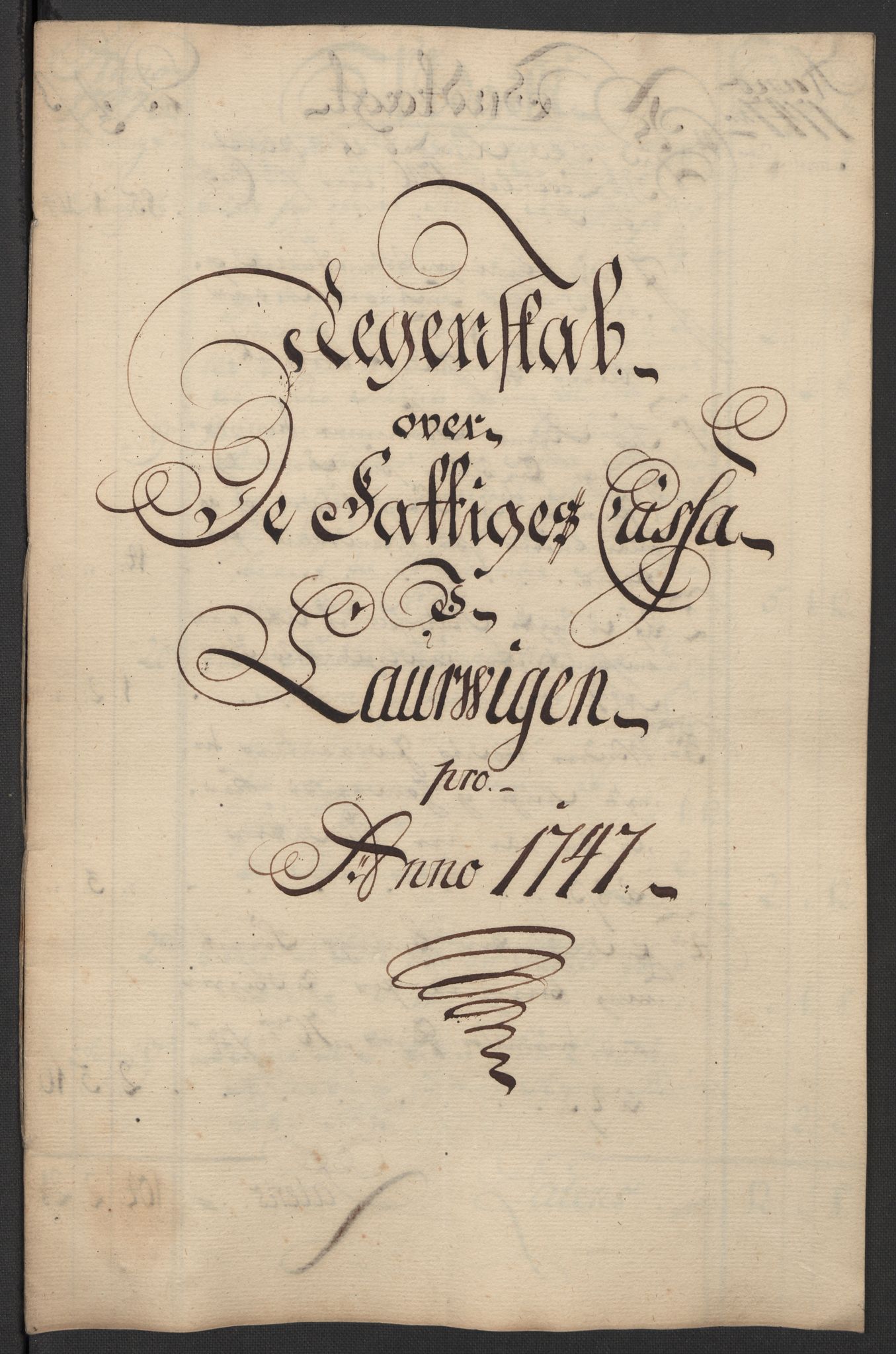 Kristiania tukthus, AV/SAO-A-10644/A/Ad/Adb/L0011: Innkomne skriv, rapporter og regnskap, 1742-1783, s. 45