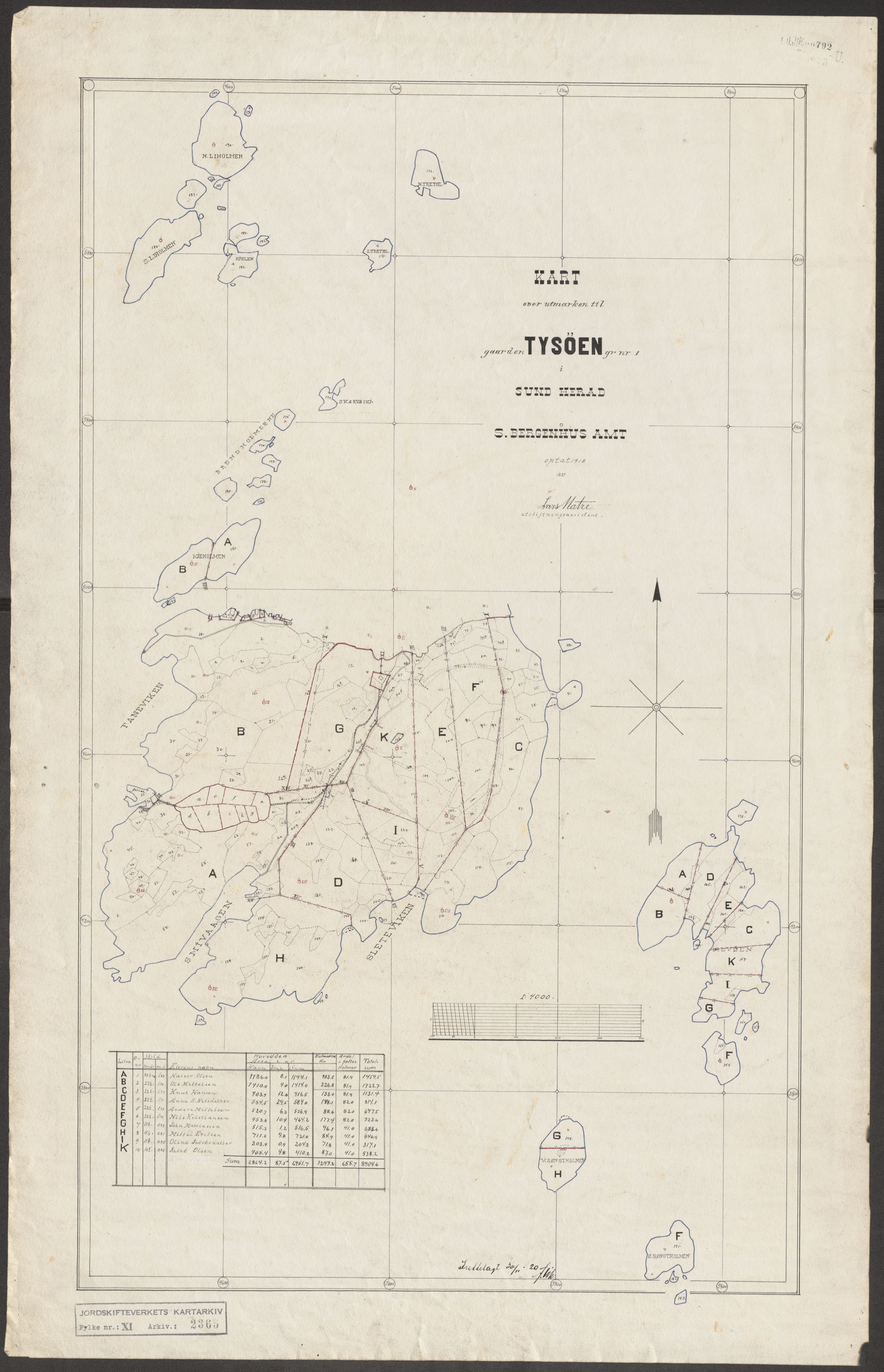 Jordskifteverkets kartarkiv, AV/RA-S-3929/T, 1859-1988, s. 2646