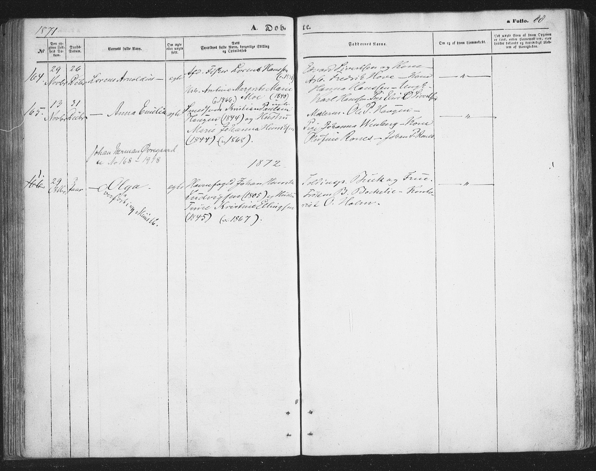 Tromsø sokneprestkontor/stiftsprosti/domprosti, SATØ/S-1343/G/Ga/L0012kirke: Ministerialbok nr. 12, 1865-1871, s. 88
