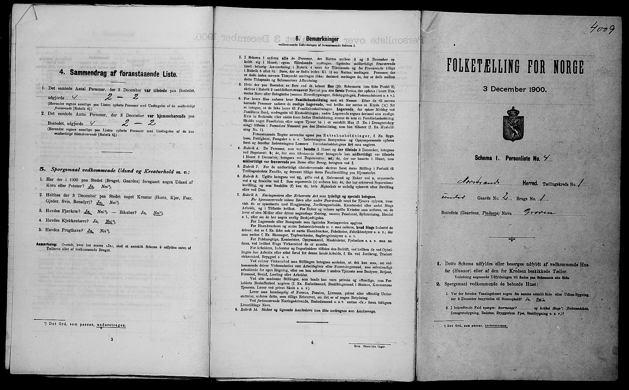 SAST, Folketelling 1900 for 1139 Nedstrand herred, 1900, s. 73