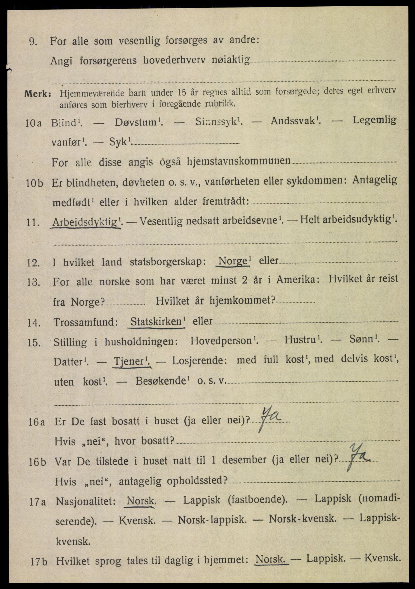 SAT, Folketelling 1920 for 1814 Brønnøy herred, 1920, s. 7041