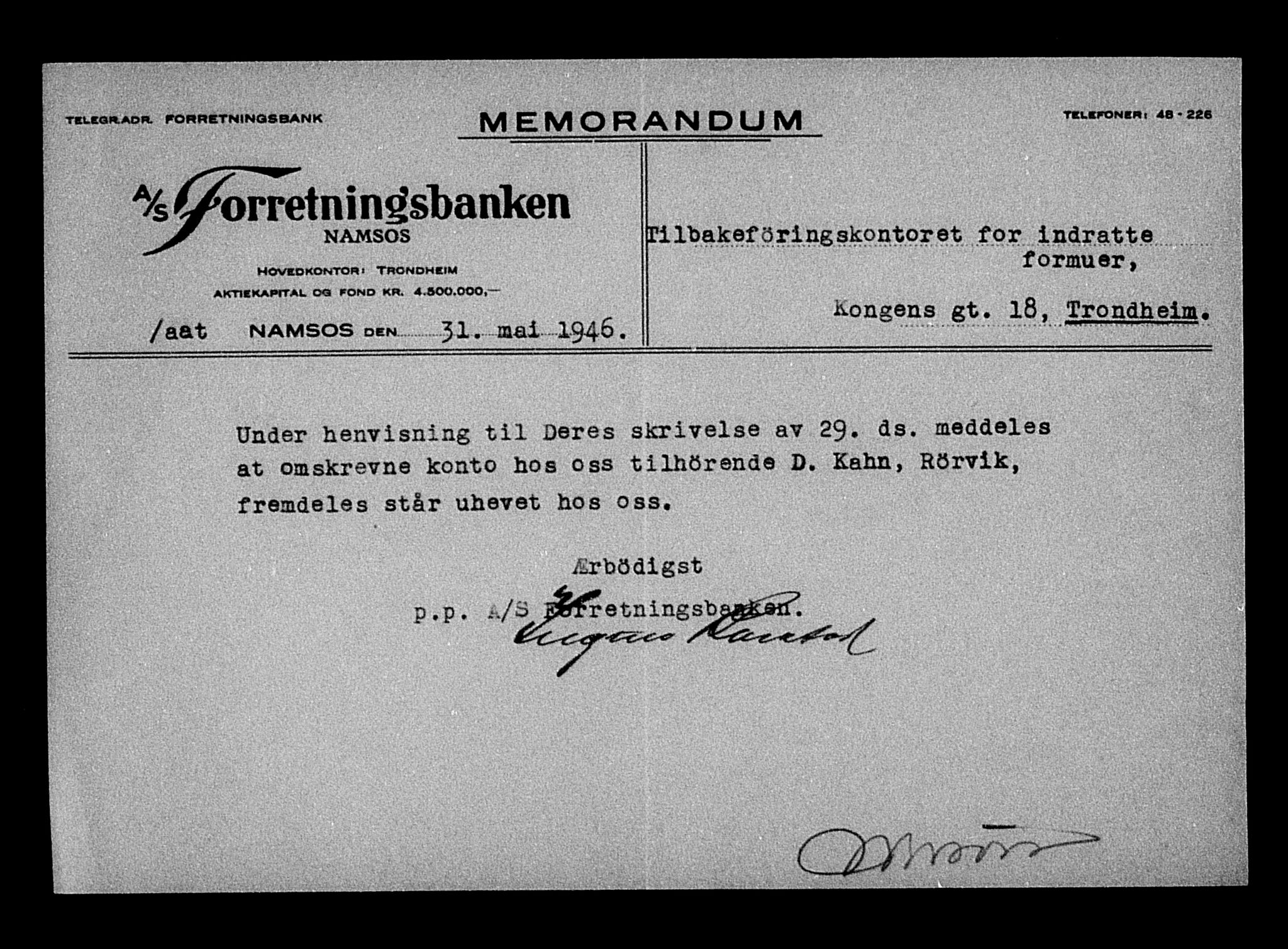 Justisdepartementet, Tilbakeføringskontoret for inndratte formuer, AV/RA-S-1564/H/Hc/Hcb/L0913: --, 1945-1947, s. 591