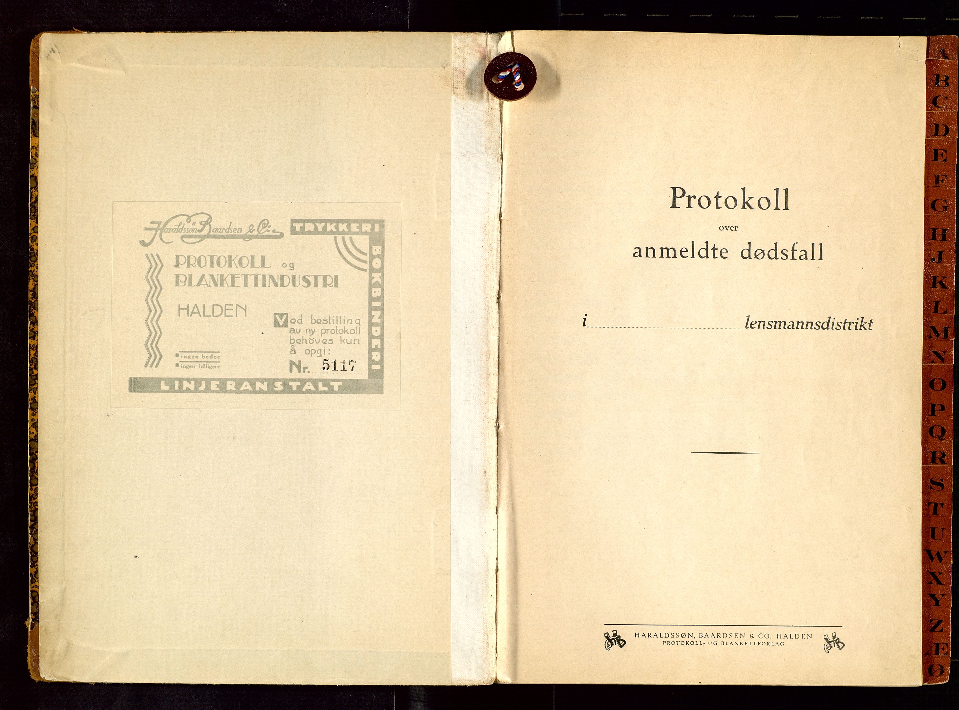 Nedre Eiker lensmannskontor, AV/SAKO-A-530/H/Ha/L0006: Dødsfallsprotokoll, 1941-1947