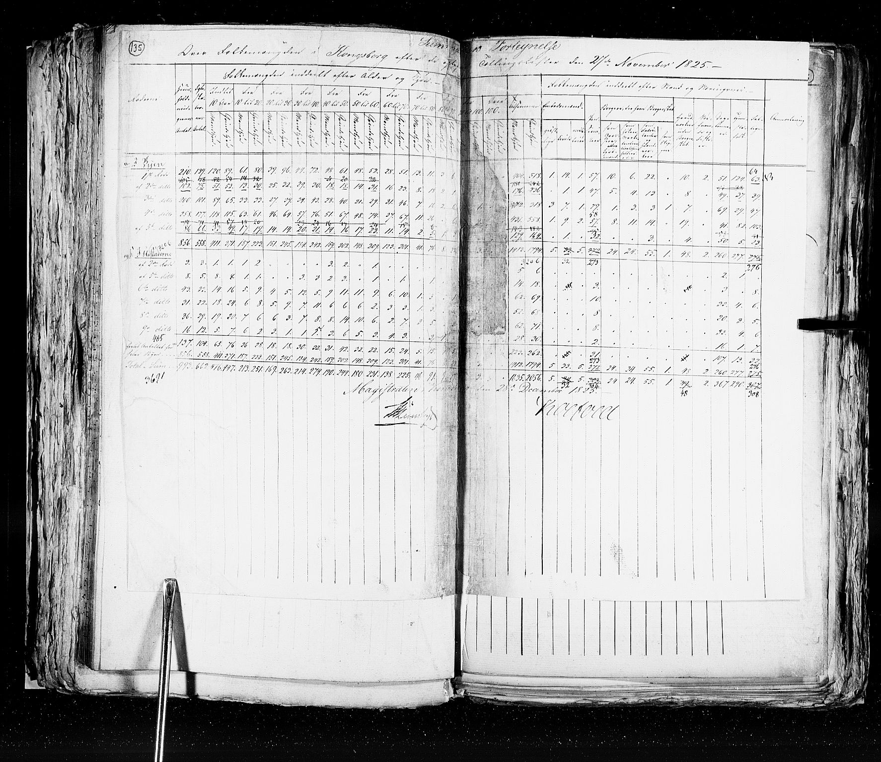 RA, Folketellingen 1825, bind 20: Kjøpsteder og ladesteder: Fredrikshald-Kragerø, 1825, s. 135