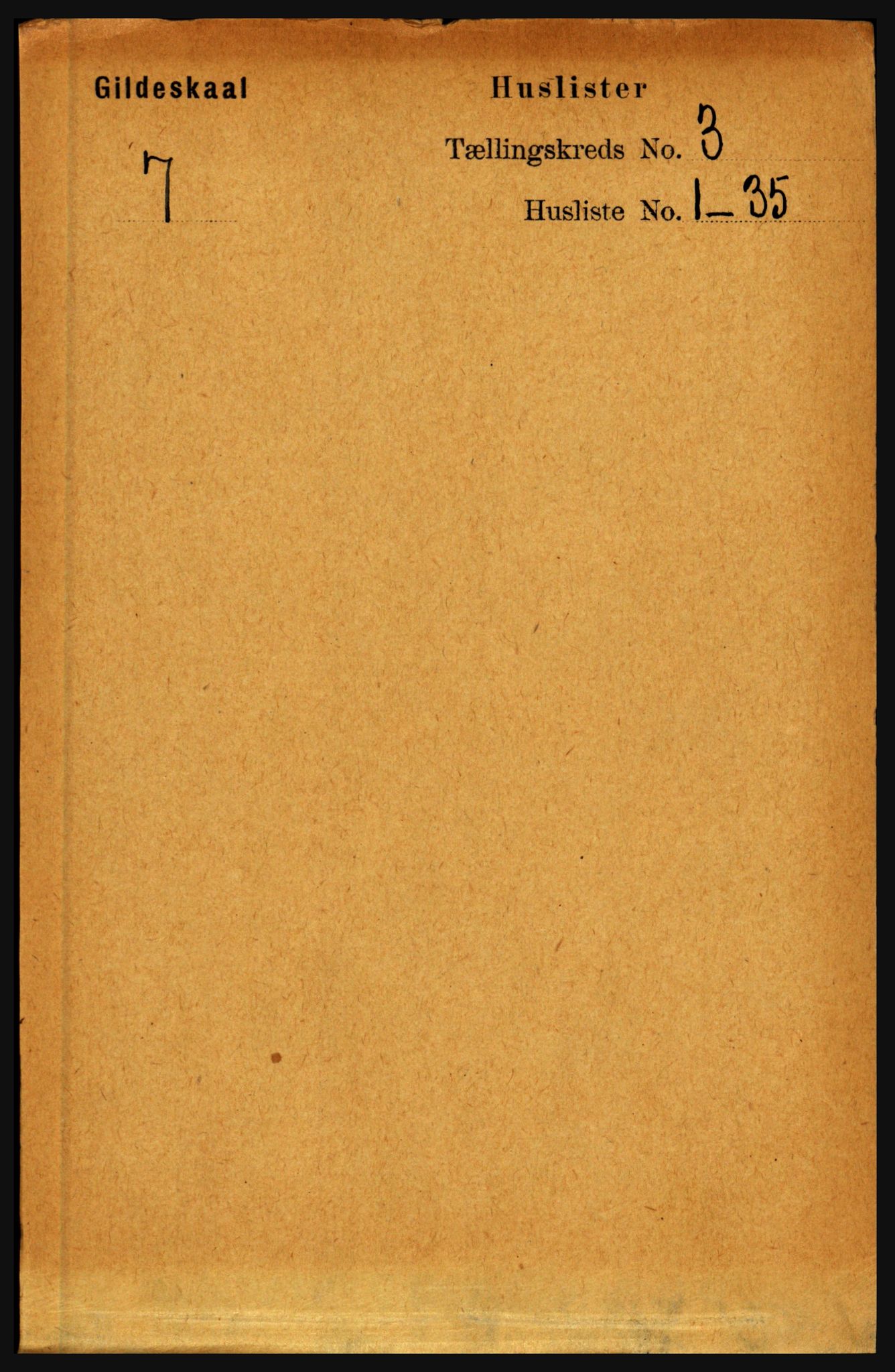 RA, Folketelling 1891 for 1838 Gildeskål herred, 1891, s. 712
