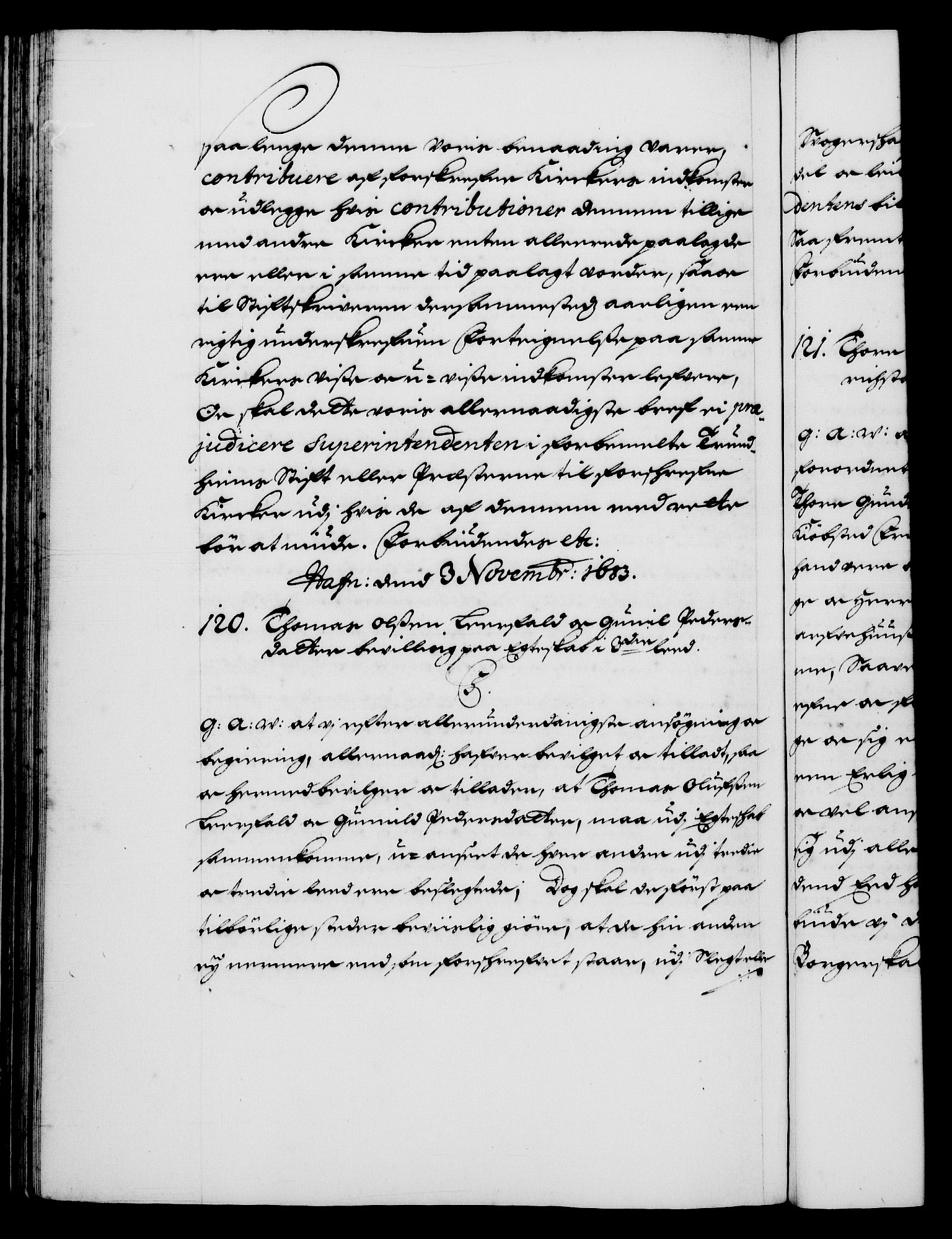 Danske Kanselli 1572-1799, RA/EA-3023/F/Fc/Fca/Fcaa/L0013: Norske registre (mikrofilm), 1681-1684, s. 377b