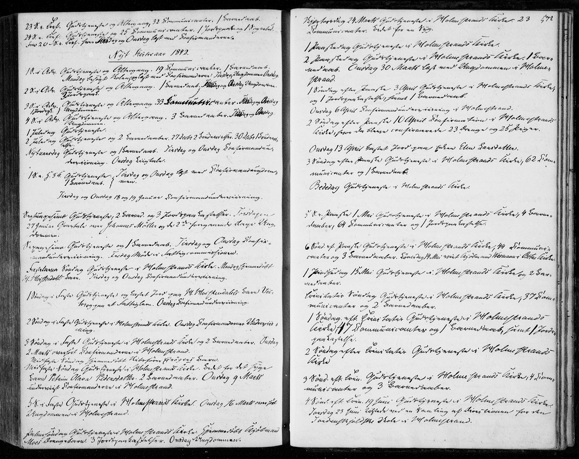 Holmestrand kirkebøker, AV/SAKO-A-346/F/Fa/L0002: Ministerialbok nr. 2, 1840-1866, s. 572