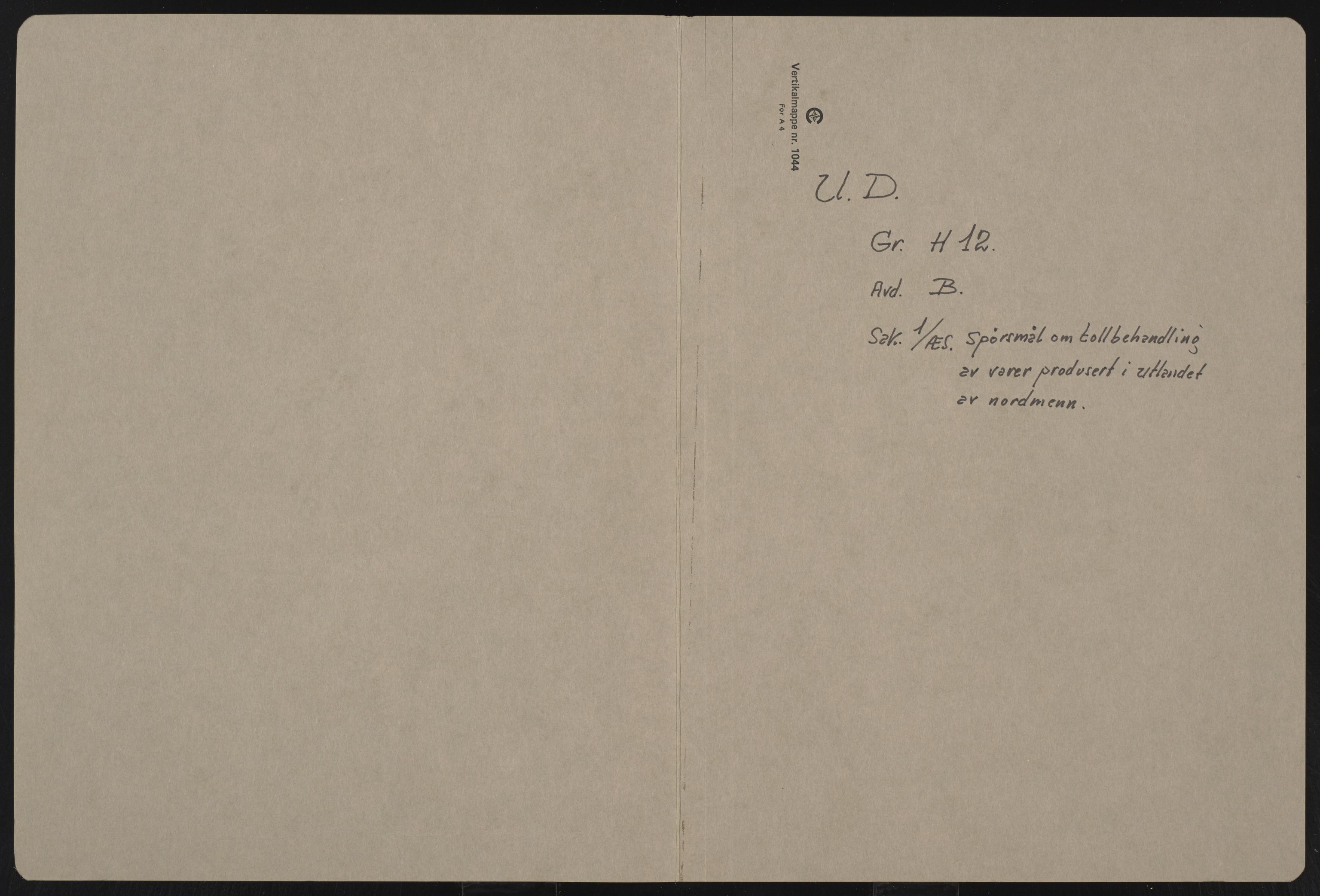 Utenriksdepartementet, AV/RA-S-2259, 1873-1919, s. 503