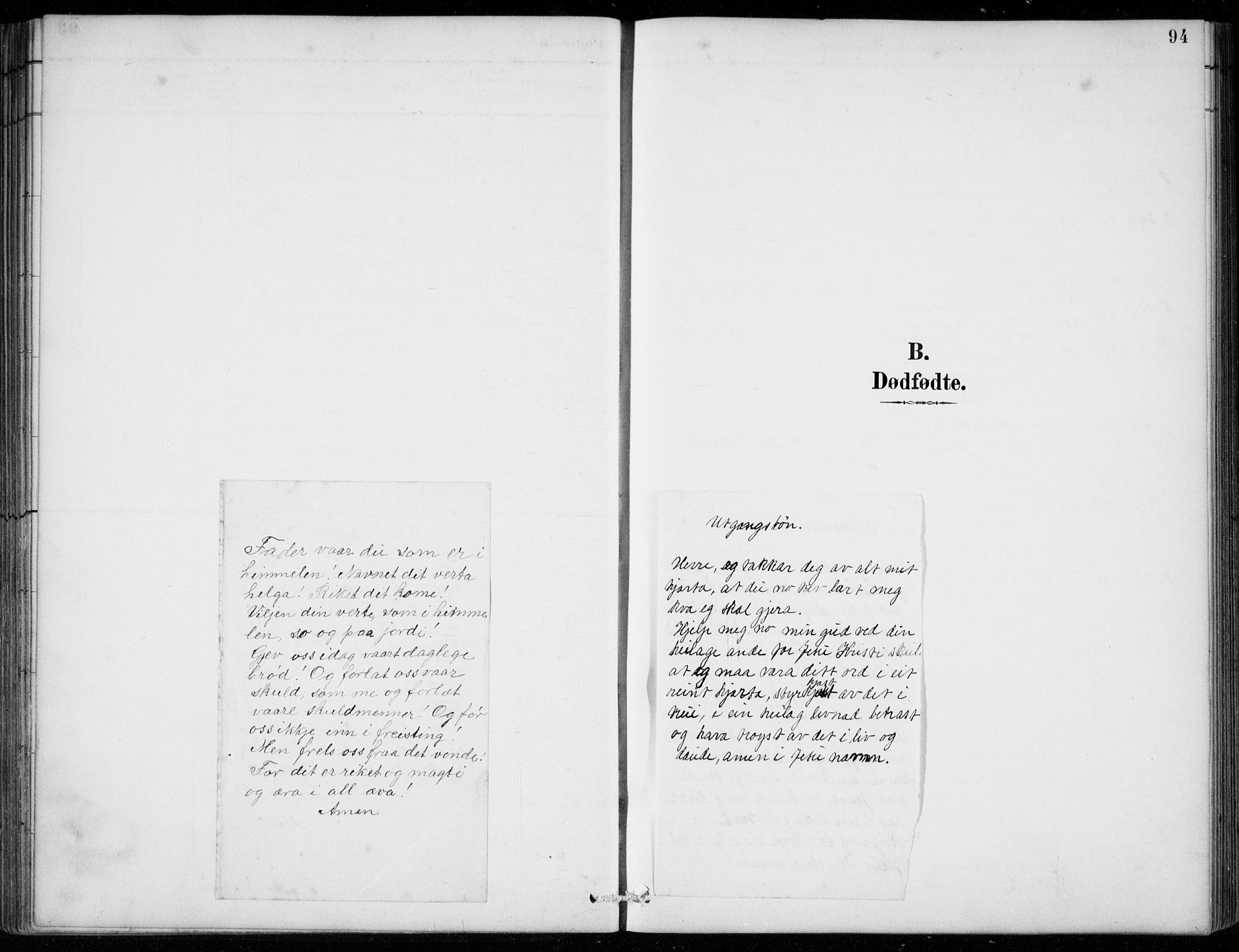 Strandebarm sokneprestembete, AV/SAB-A-78401/H/Hab: Klokkerbok nr. B  1, 1891-1914, s. 94