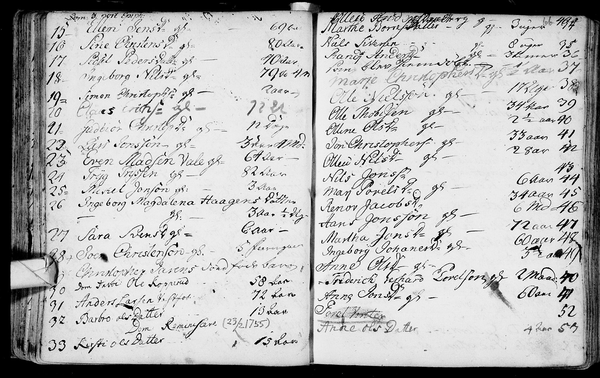 Eiker kirkebøker, AV/SAKO-A-4/F/Fa/L0007: Ministerialbok nr. I 7 /1, 1733-1808, s. 66