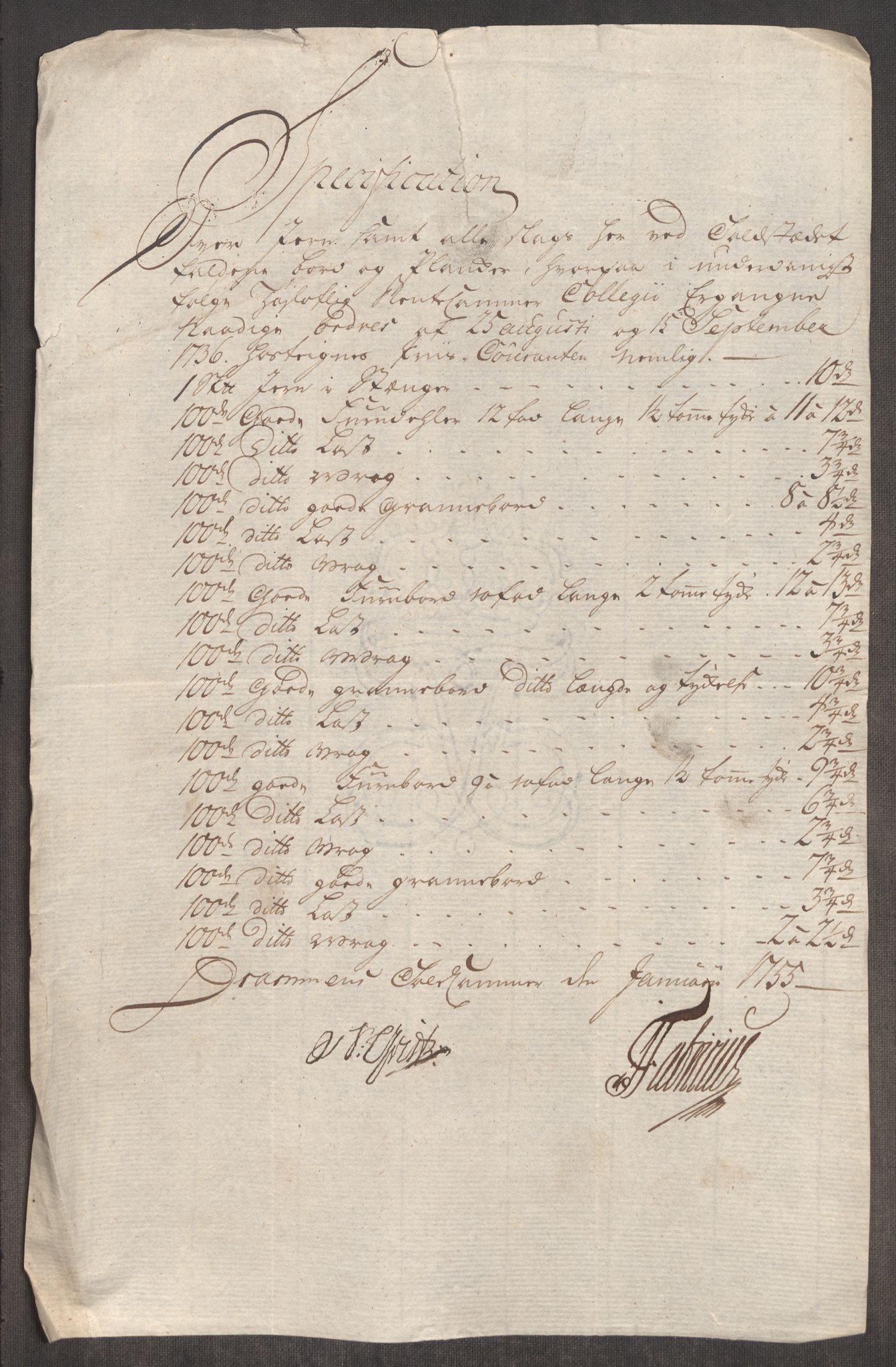 Rentekammeret inntil 1814, Realistisk ordnet avdeling, AV/RA-EA-4070/Oe/L0005: [Ø1]: Priskuranter, 1753-1757, s. 239