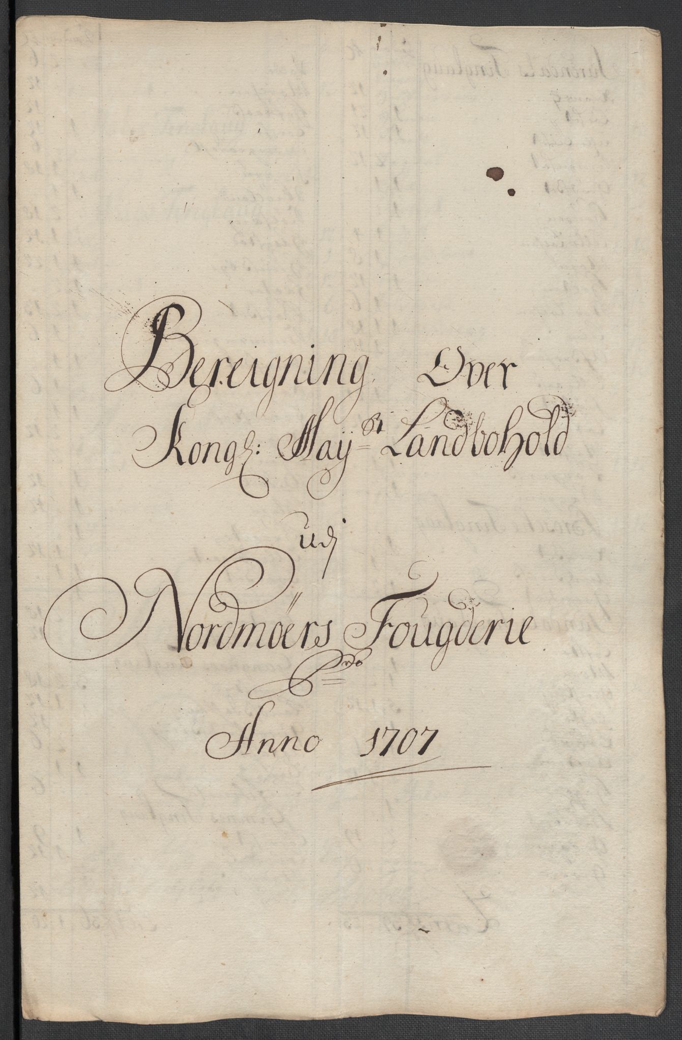 Rentekammeret inntil 1814, Reviderte regnskaper, Fogderegnskap, RA/EA-4092/R56/L3742: Fogderegnskap Nordmøre, 1706-1707, s. 259