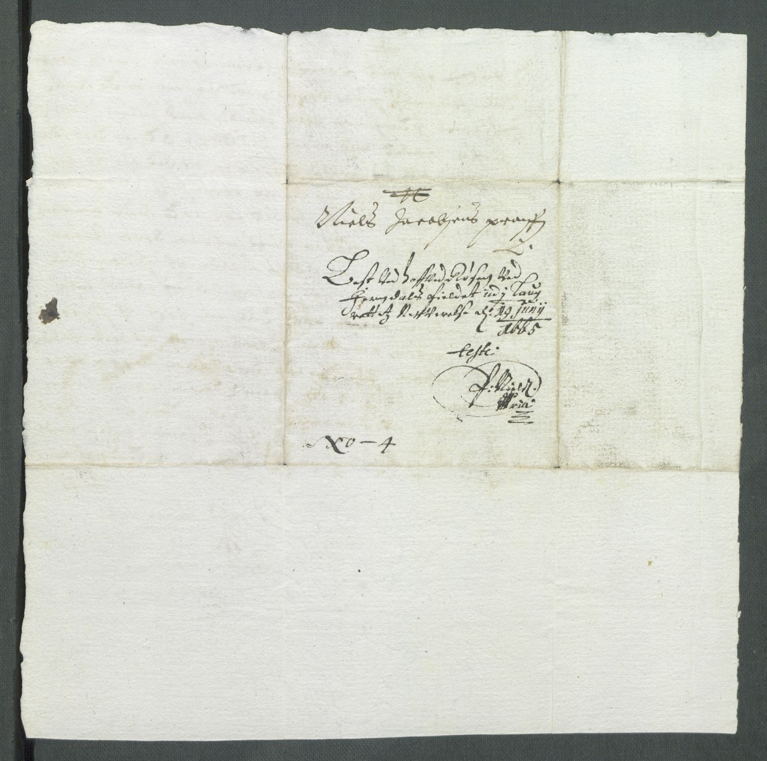 Riksarkivets diplomsamling, AV/RA-EA-5965/F02/L0153: Dokumenter, 1640, s. 45