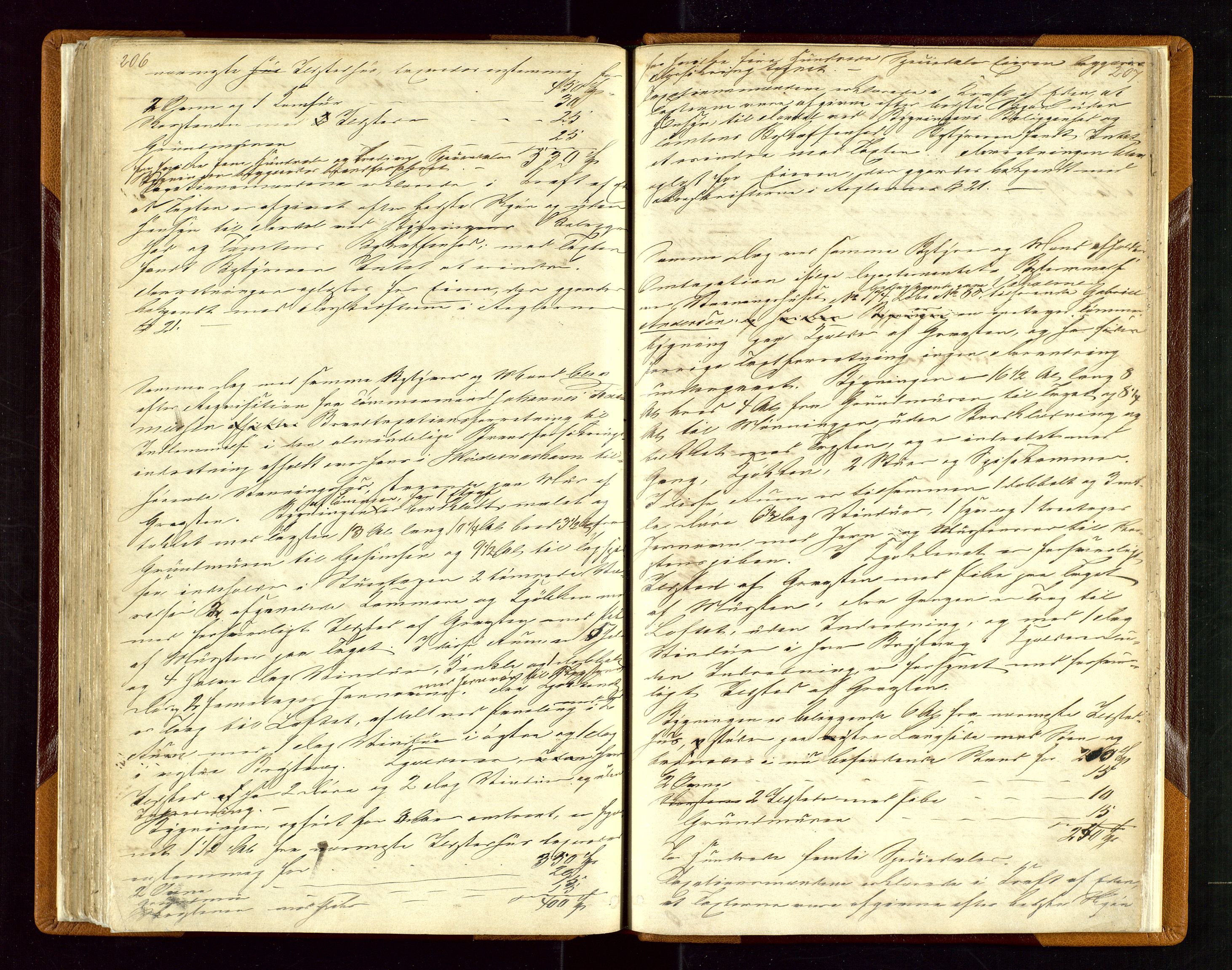 Skudenes lensmannskontor, AV/SAST-A-100444/Goa/L0002: Branntakstprotokoll, 1861-1877, s. 206-207