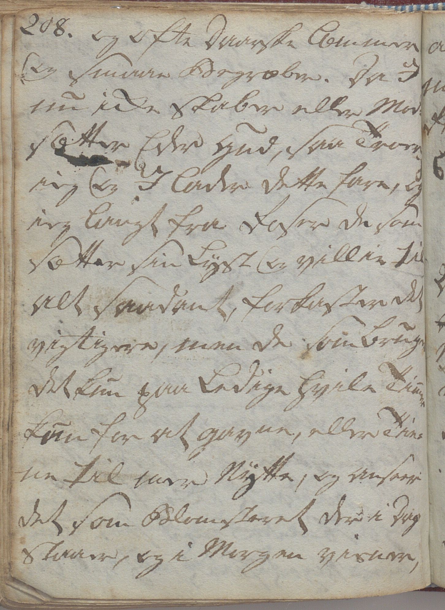 Heggtveitsamlingen, TMF/A-1007/H/L0047/0005: Kopibøker, brev etc.  / "MF I"(Kopibok frå Heggtveits samling), 1800-1823, s. 208