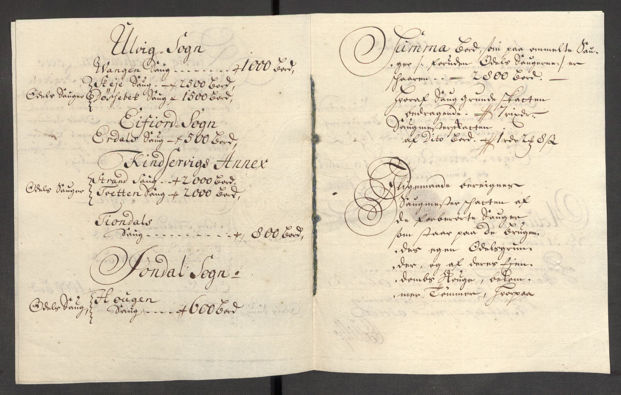 Rentekammeret inntil 1814, Reviderte regnskaper, Fogderegnskap, AV/RA-EA-4092/R48/L2984: Fogderegnskap Sunnhordland og Hardanger, 1706-1707, s. 181