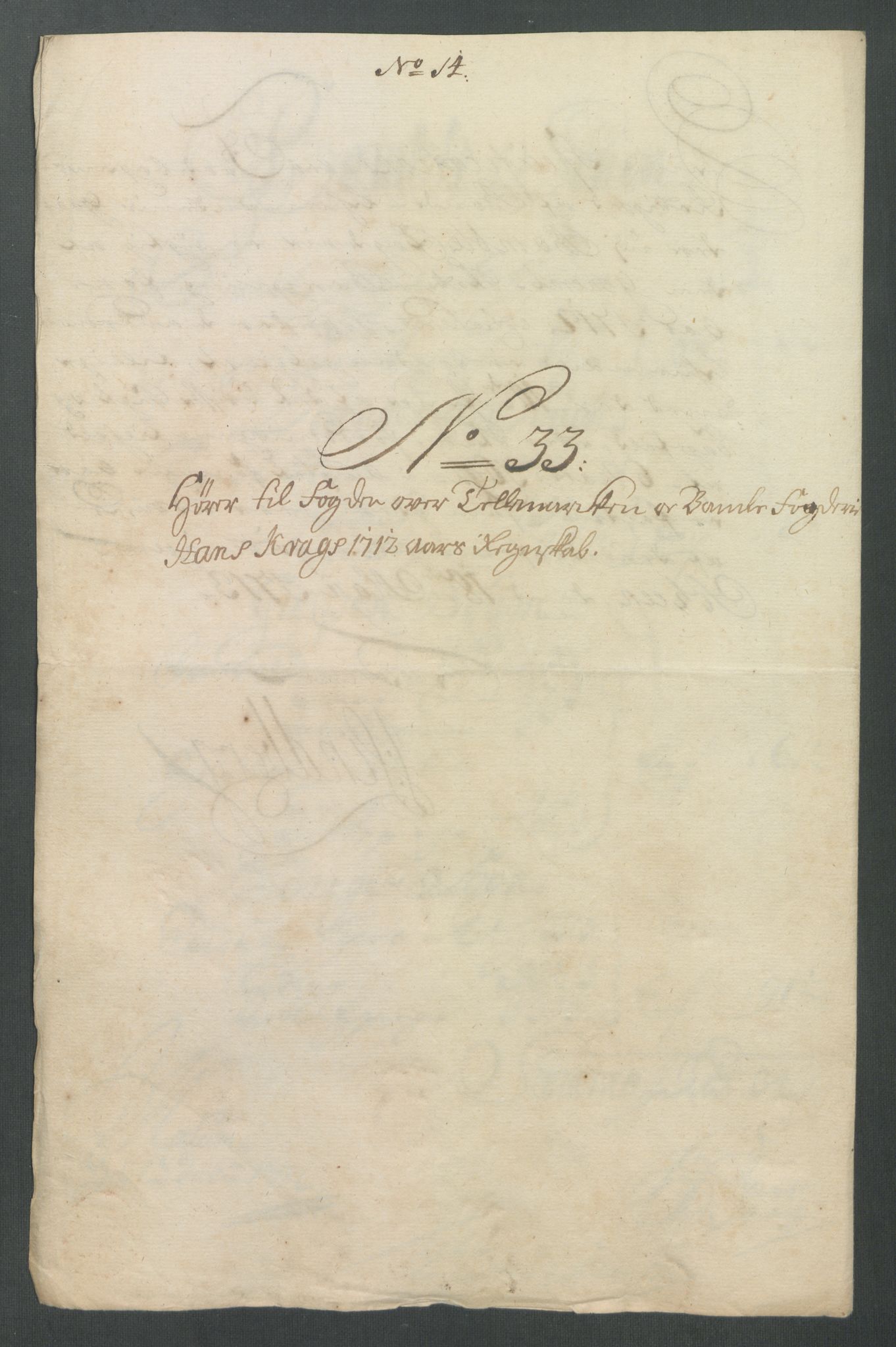 Rentekammeret inntil 1814, Reviderte regnskaper, Fogderegnskap, RA/EA-4092/R36/L2123: Fogderegnskap Øvre og Nedre Telemark og Bamble, 1712, s. 284