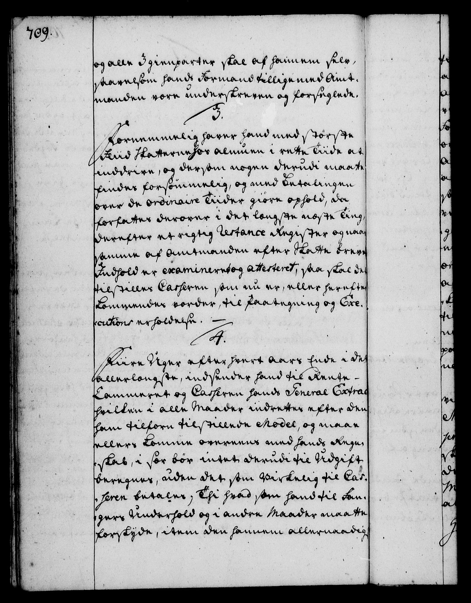 Rentekammeret, Kammerkanselliet, RA/EA-3111/G/Gg/Ggi/L0002: Norsk instruksjonsprotokoll med register (merket RK 53.35), 1729-1751, s. 709