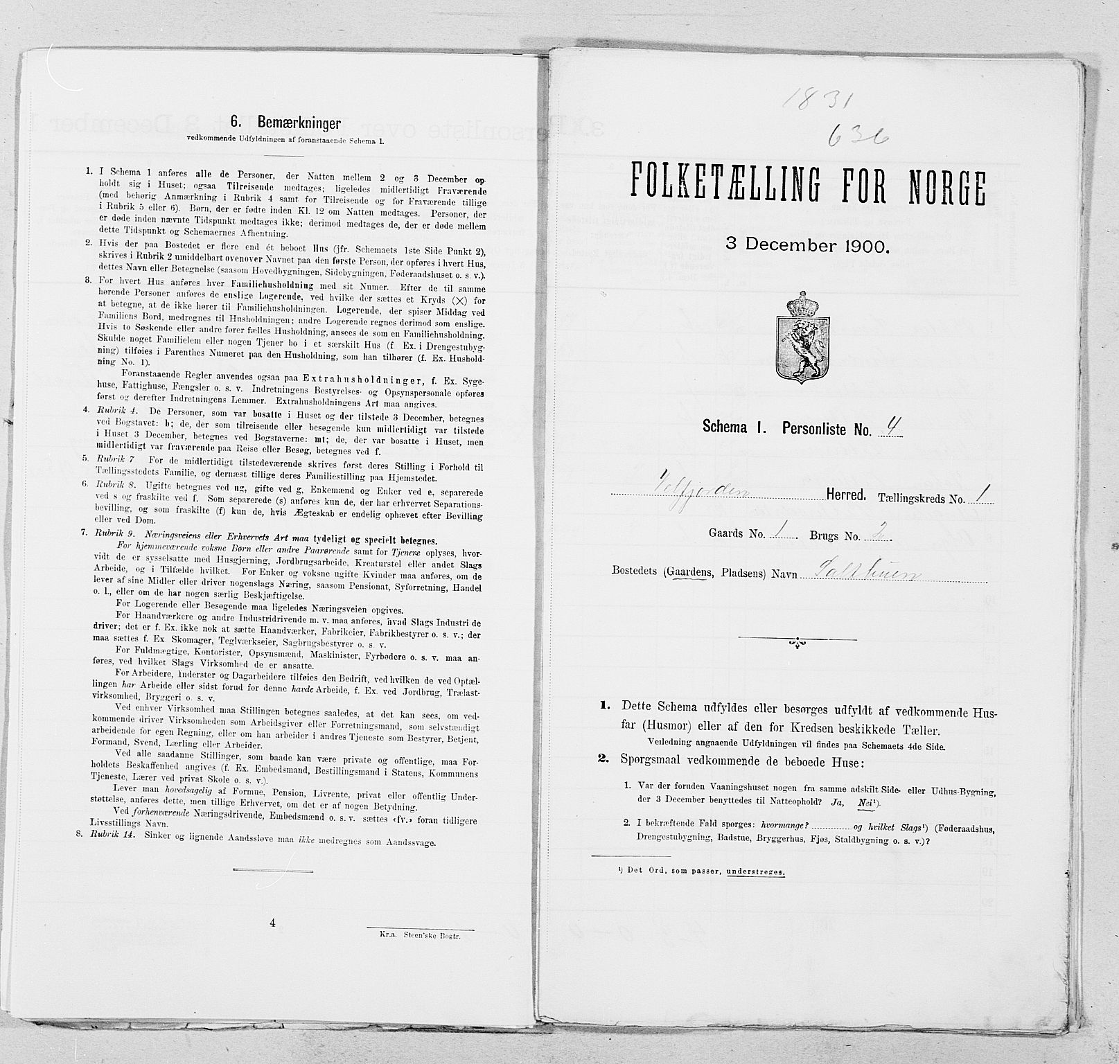 SAT, Folketelling 1900 for 1813 Velfjord herred, 1900, s. 21