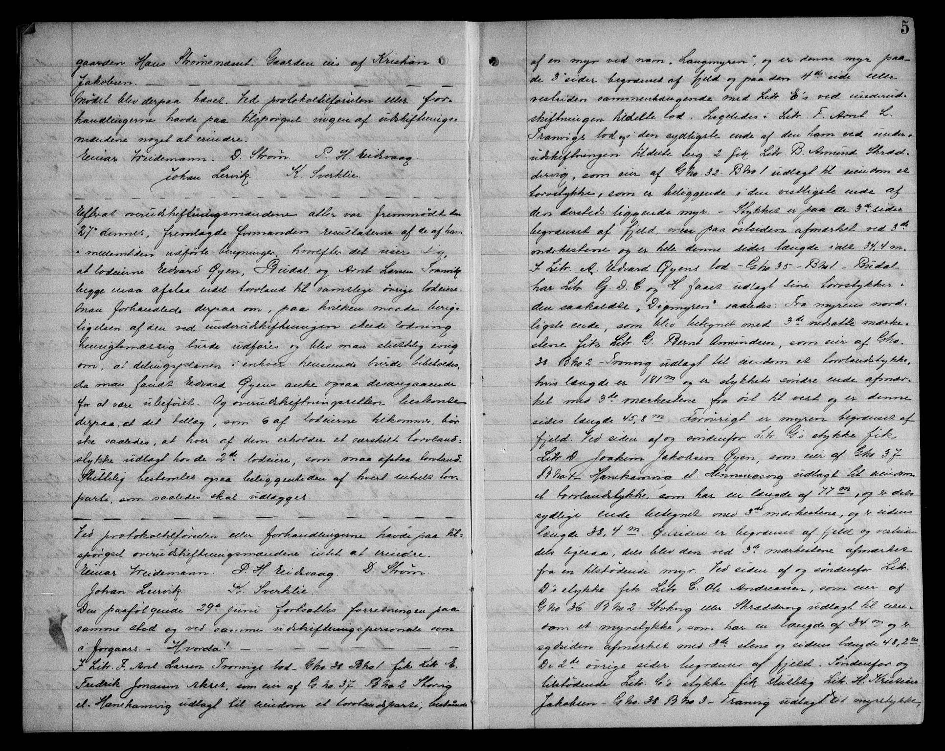 Fosen sorenskriveri, AV/SAT-A-1107/1/2/2C/L0040: Pantebok nr. 31, 1906-1907, s. 5