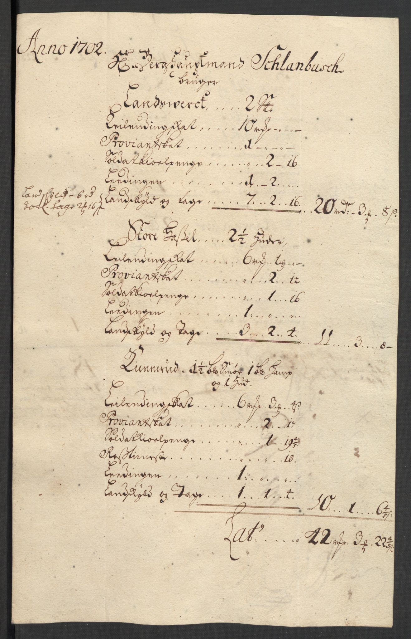 Rentekammeret inntil 1814, Reviderte regnskaper, Fogderegnskap, AV/RA-EA-4092/R24/L1580: Fogderegnskap Numedal og Sandsvær, 1702, s. 189