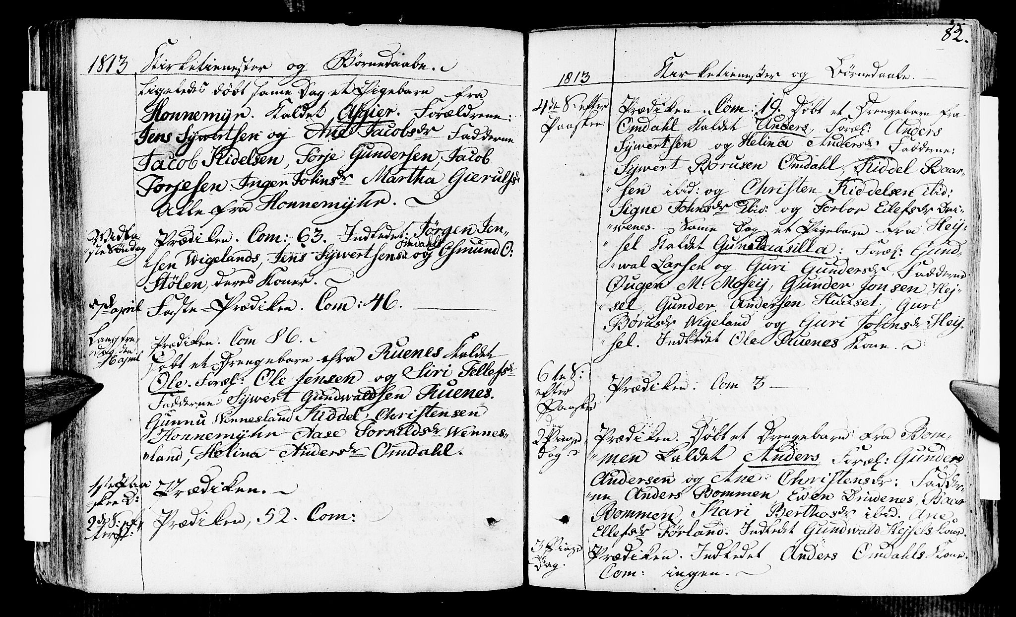 Vennesla sokneprestkontor, AV/SAK-1111-0045/Fa/Fab/L0002: Ministerialbok nr. A 2, 1794-1834, s. 82
