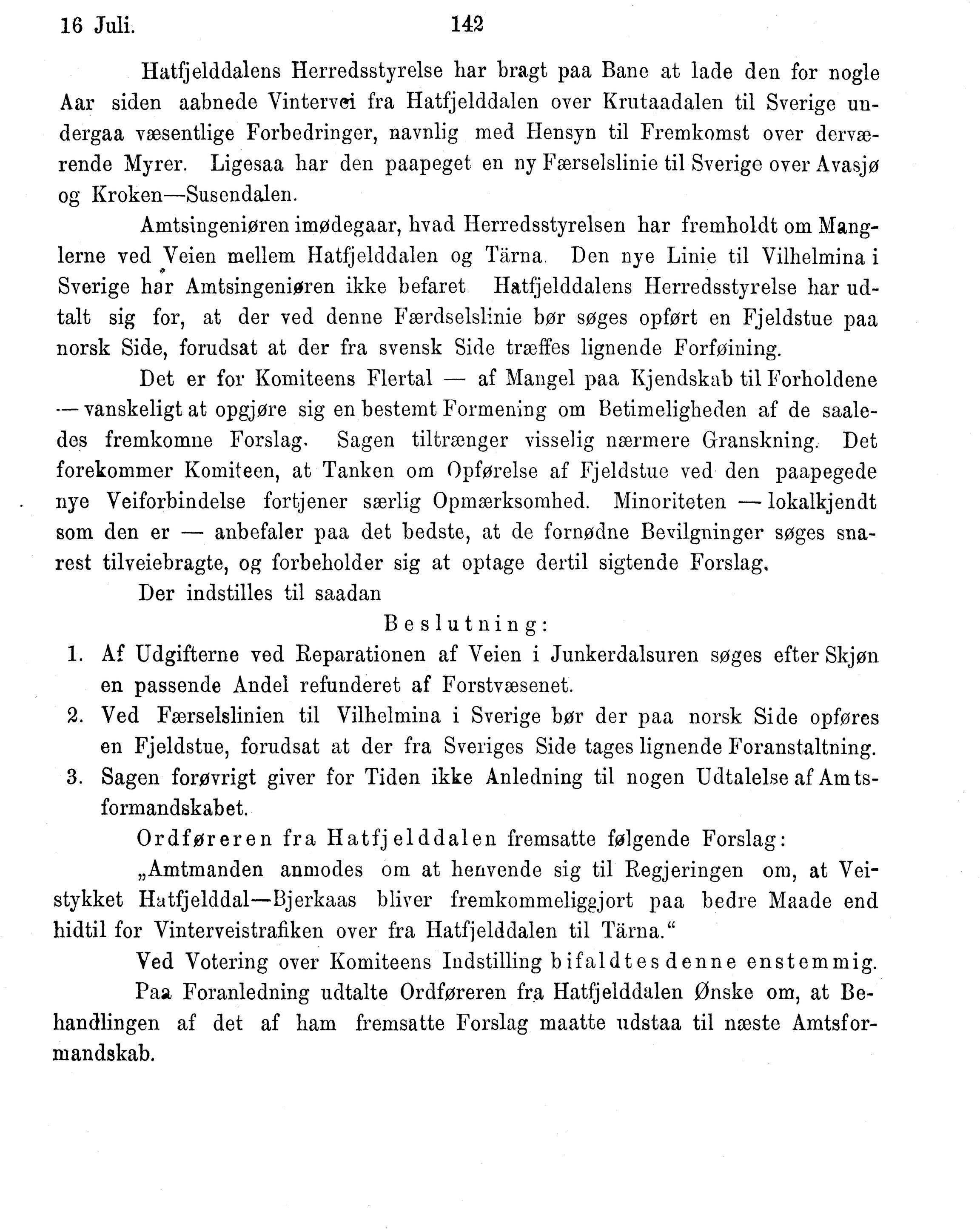 Nordland Fylkeskommune. Fylkestinget, AIN/NFK-17/176/A/Ac/L0015: Fylkestingsforhandlinger 1886-1890, 1886-1890