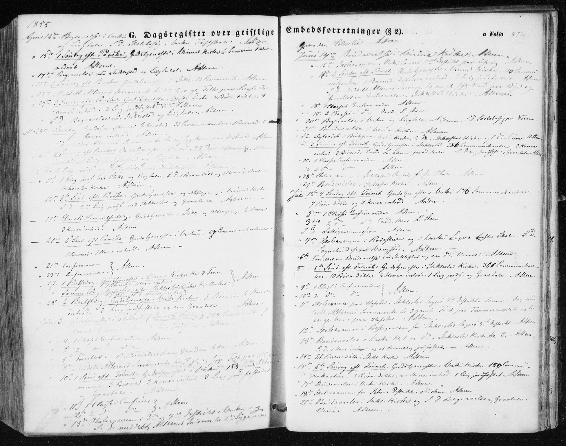 Ministerialprotokoller, klokkerbøker og fødselsregistre - Nord-Trøndelag, SAT/A-1458/723/L0240: Ministerialbok nr. 723A09, 1852-1860, s. 472