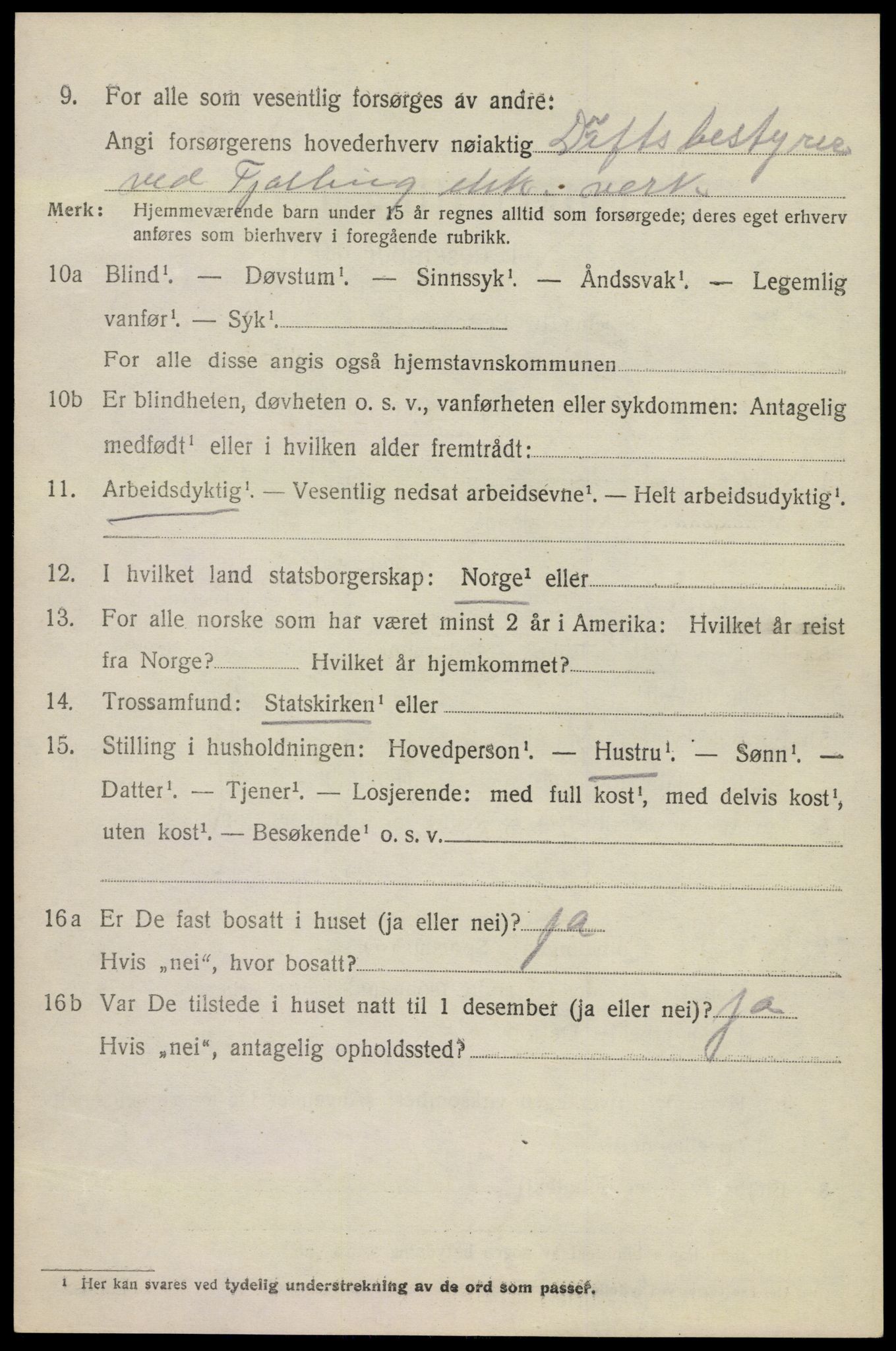 SAKO, Folketelling 1920 for 0725 Tjølling herred, 1920, s. 6348
