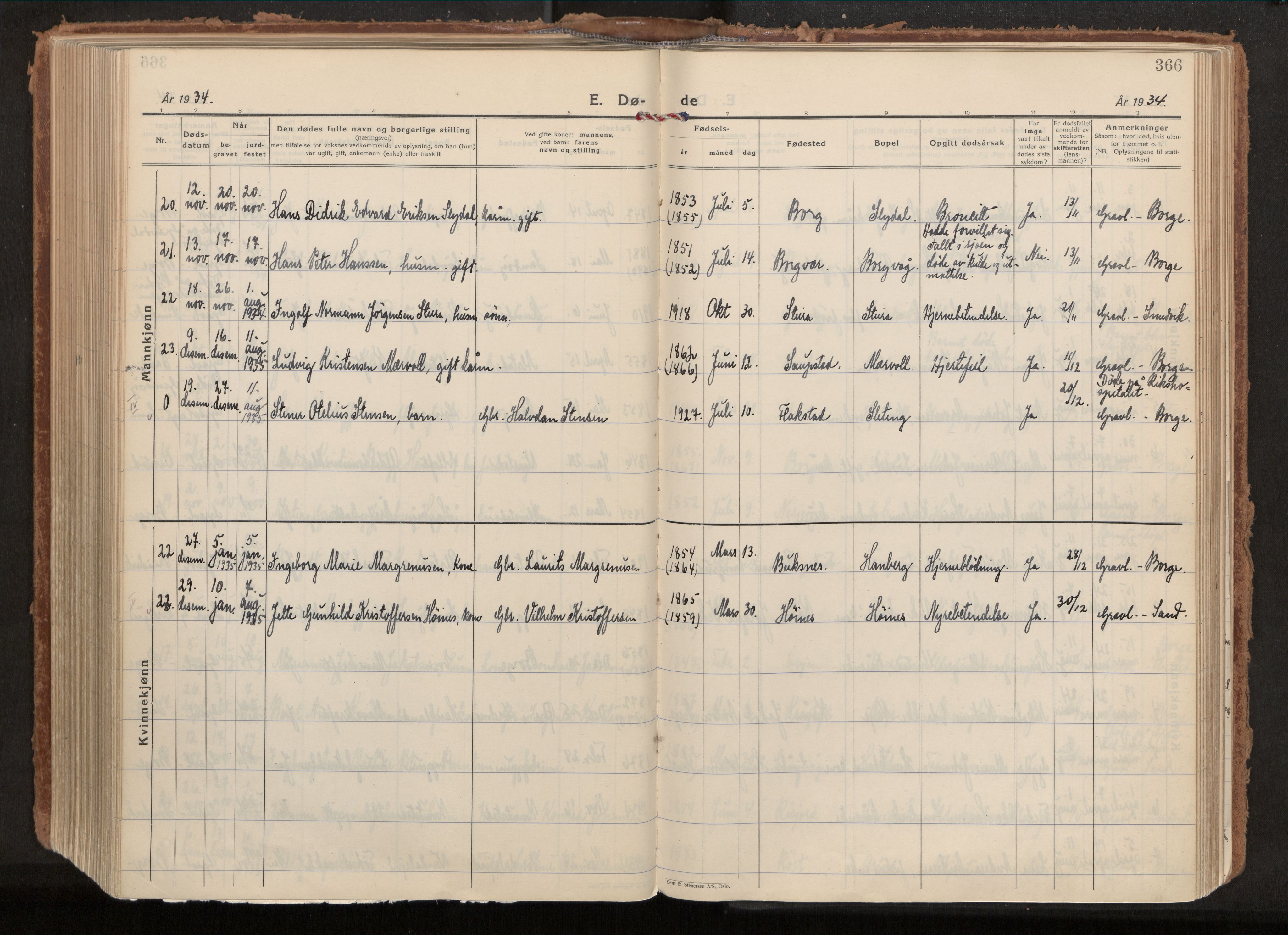 Ministerialprotokoller, klokkerbøker og fødselsregistre - Nordland, AV/SAT-A-1459/880/L1137: Ministerialbok nr. 880A11, 1927-1944, s. 366
