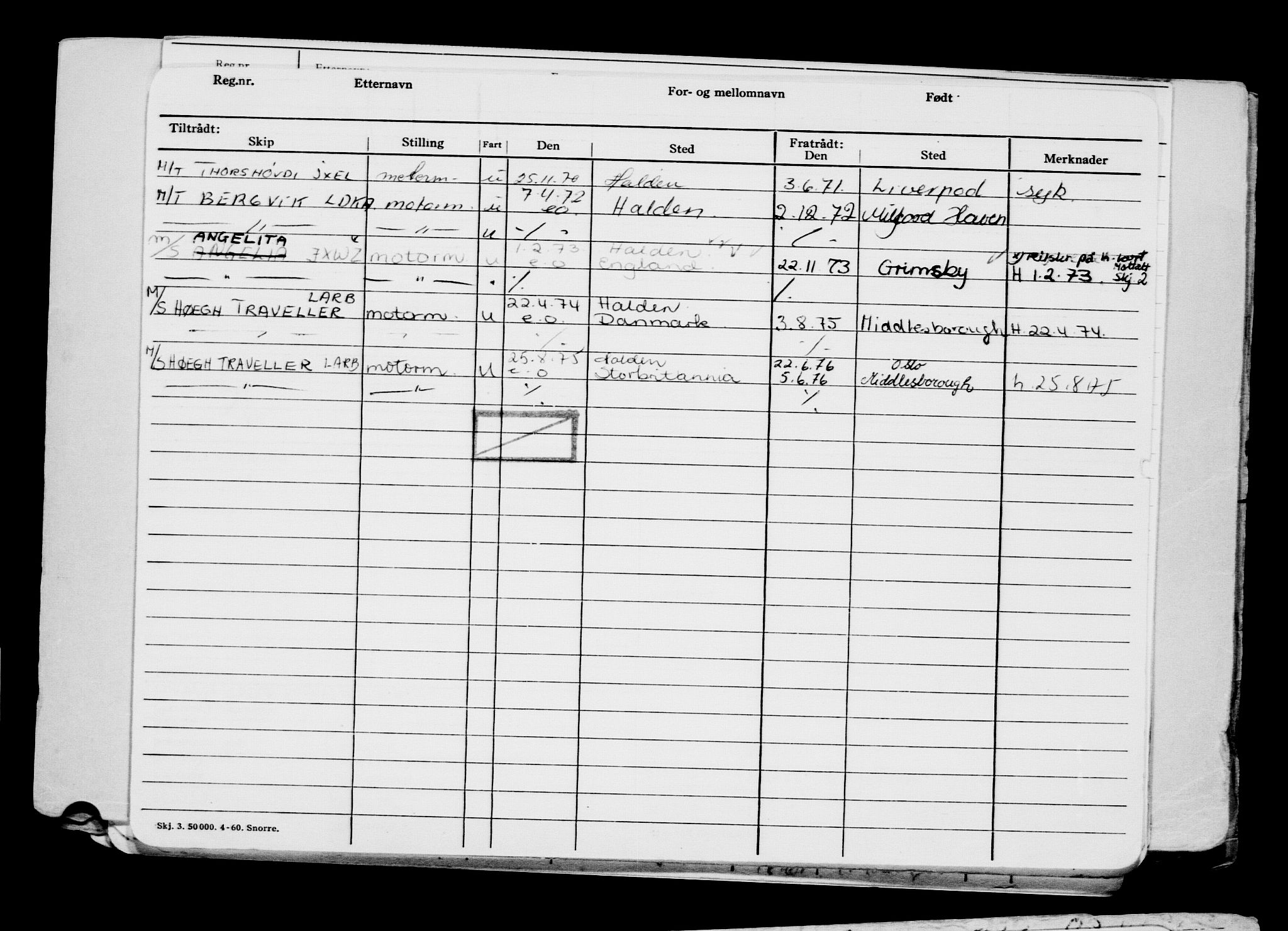 Direktoratet for sjømenn, AV/RA-S-3545/G/Gb/L0101: Hovedkort, 1911, s. 28