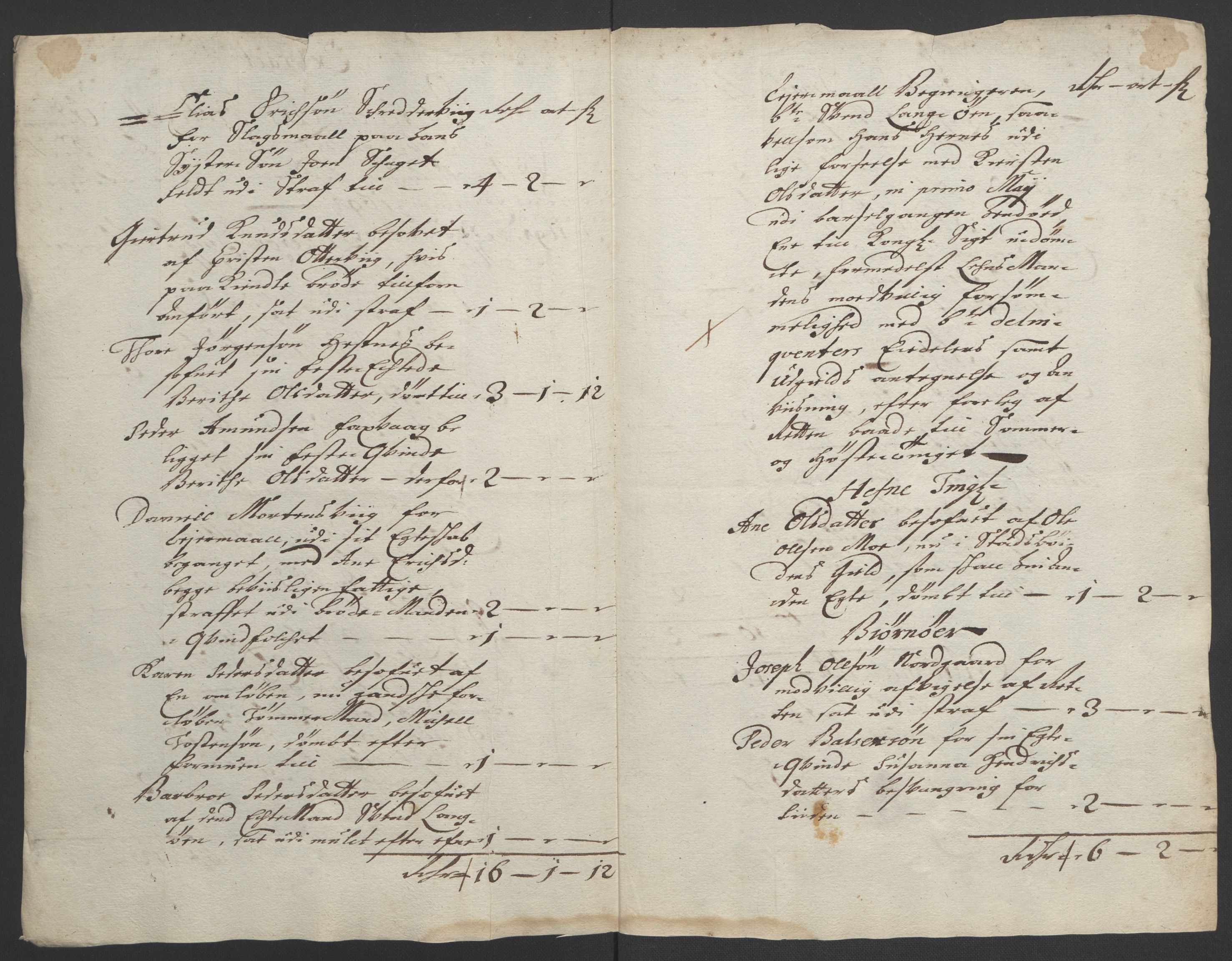 Rentekammeret inntil 1814, Reviderte regnskaper, Fogderegnskap, RA/EA-4092/R57/L3850: Fogderegnskap Fosen, 1694, s. 153