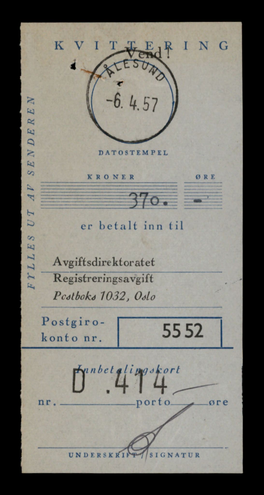 Møre og Romsdal vegkontor - Ålesund trafikkstasjon, SAT/A-4099/F/Fe/L0013: Registreringskort for kjøretøy T 1451 - T 1564, 1927-1998, s. 605