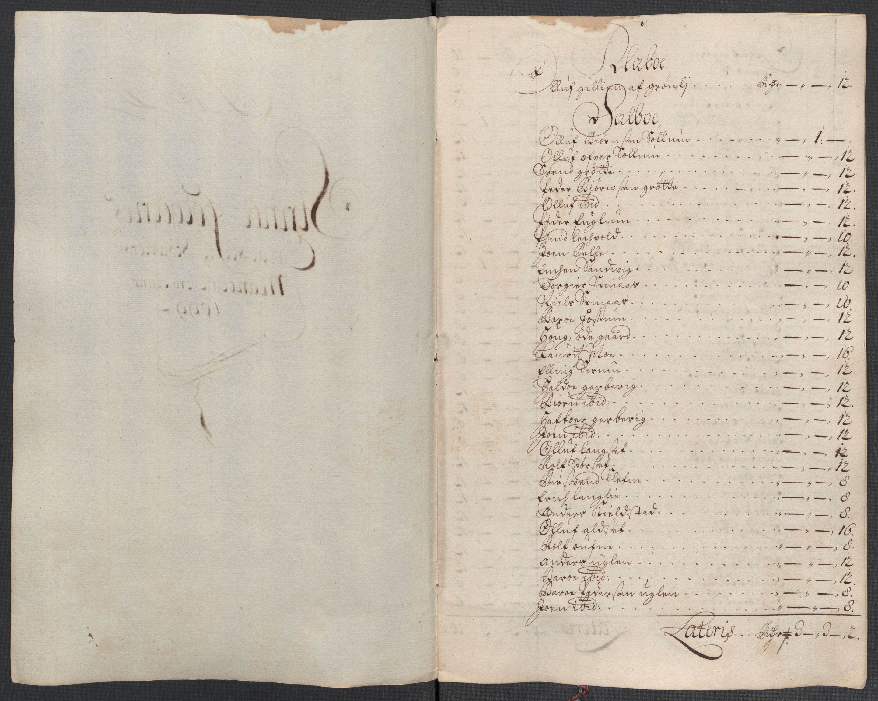 Rentekammeret inntil 1814, Reviderte regnskaper, Fogderegnskap, AV/RA-EA-4092/R61/L4107: Fogderegnskap Strinda og Selbu, 1698-1700, s. 242