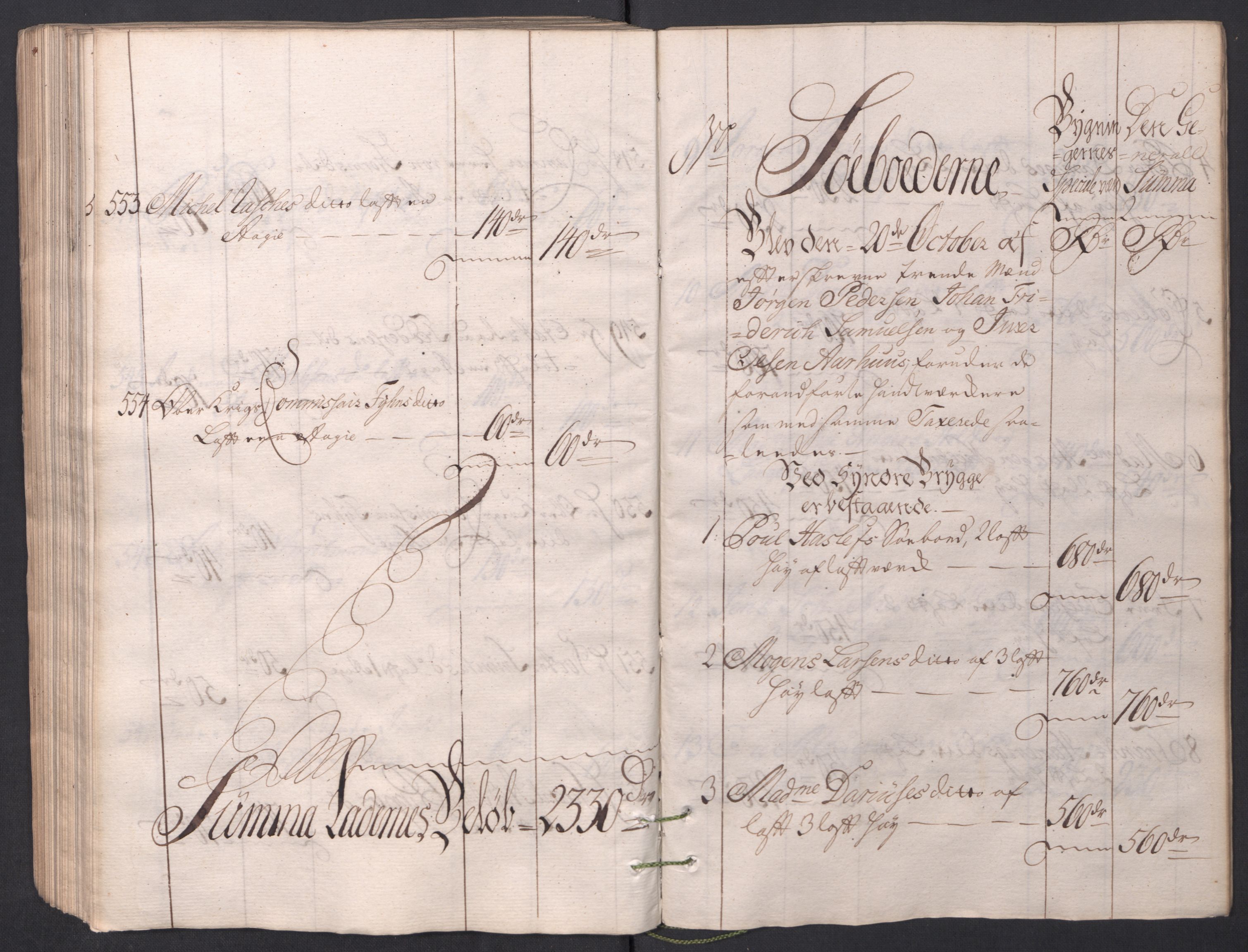 Kristiania stiftamt, AV/SAO-A-10386/I/Ia/L0001/0002: Branntakster / Christiania, 1766-1767