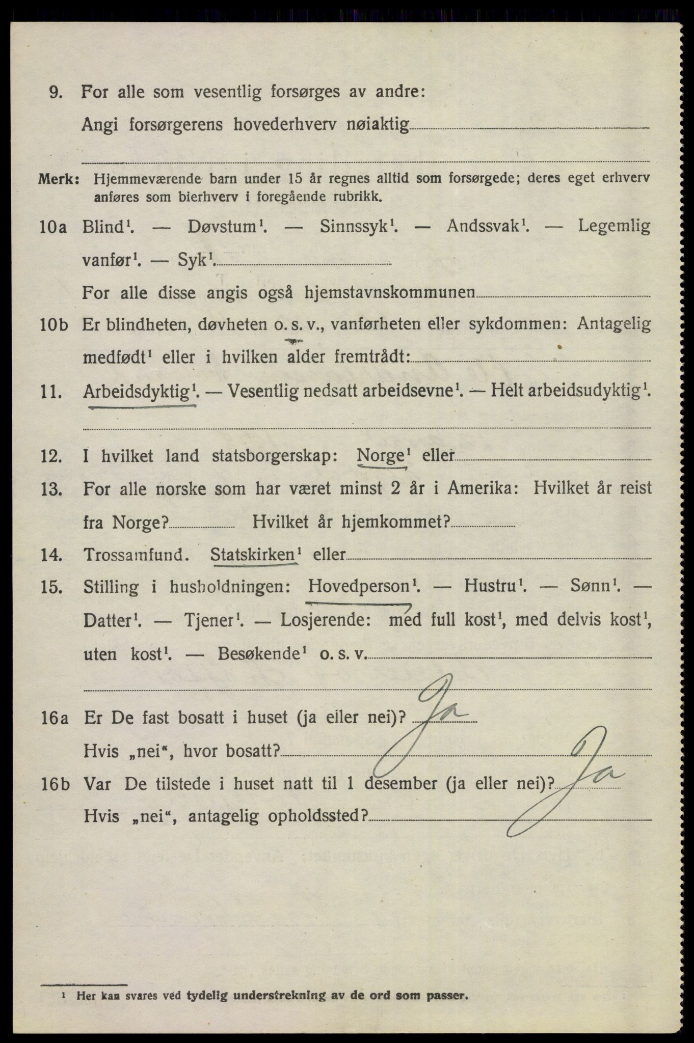 SAKO, Folketelling 1920 for 0621 Sigdal herred, 1920, s. 2009