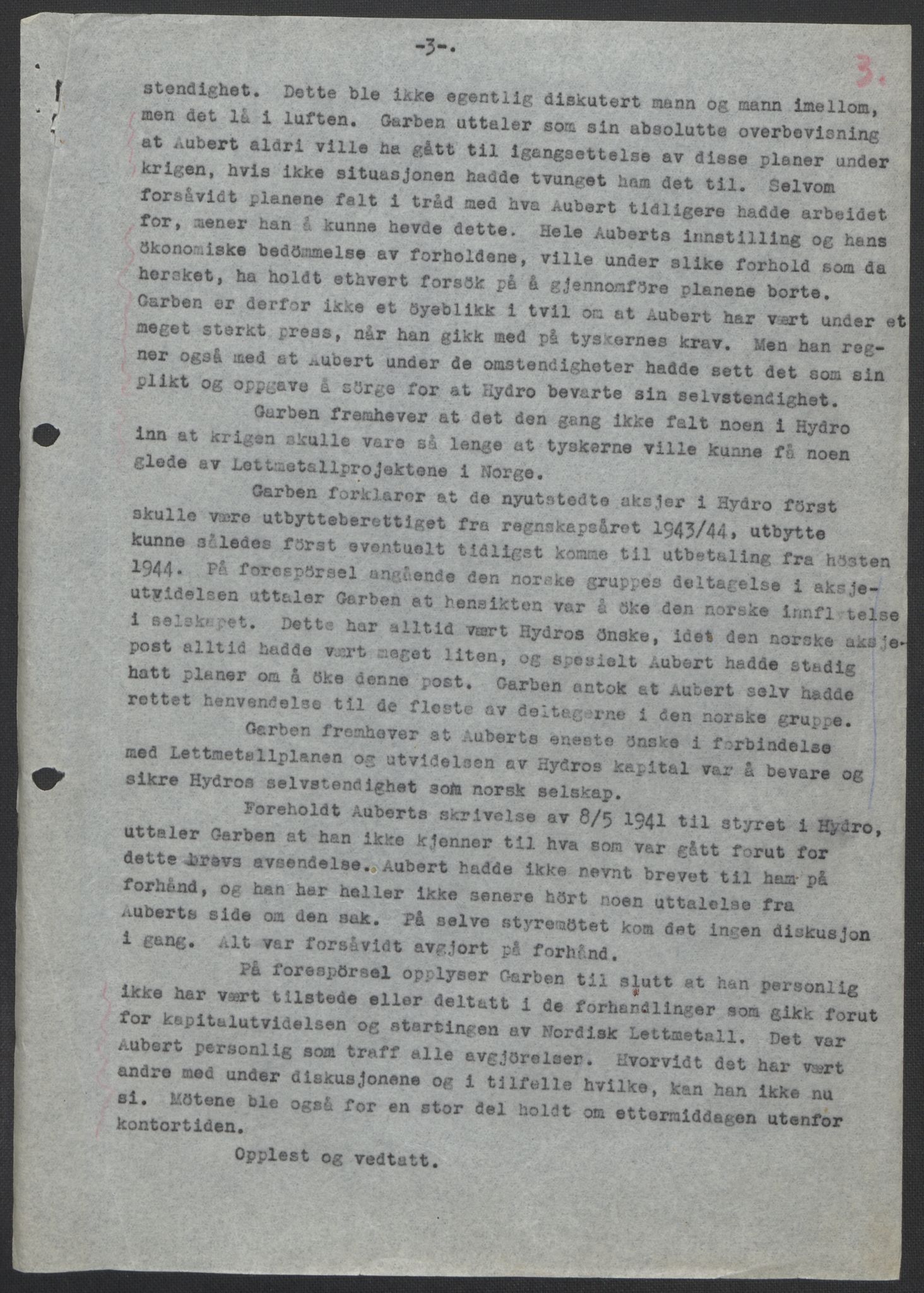 Landssvikarkivet, Oslo politikammer, RA/S-3138-01/D/Dg/L0544/5604: Henlagt hnr. 5581 - 5583, 5585 og 5588 - 5597 / Hnr. 5588, 1945-1948, s. 38