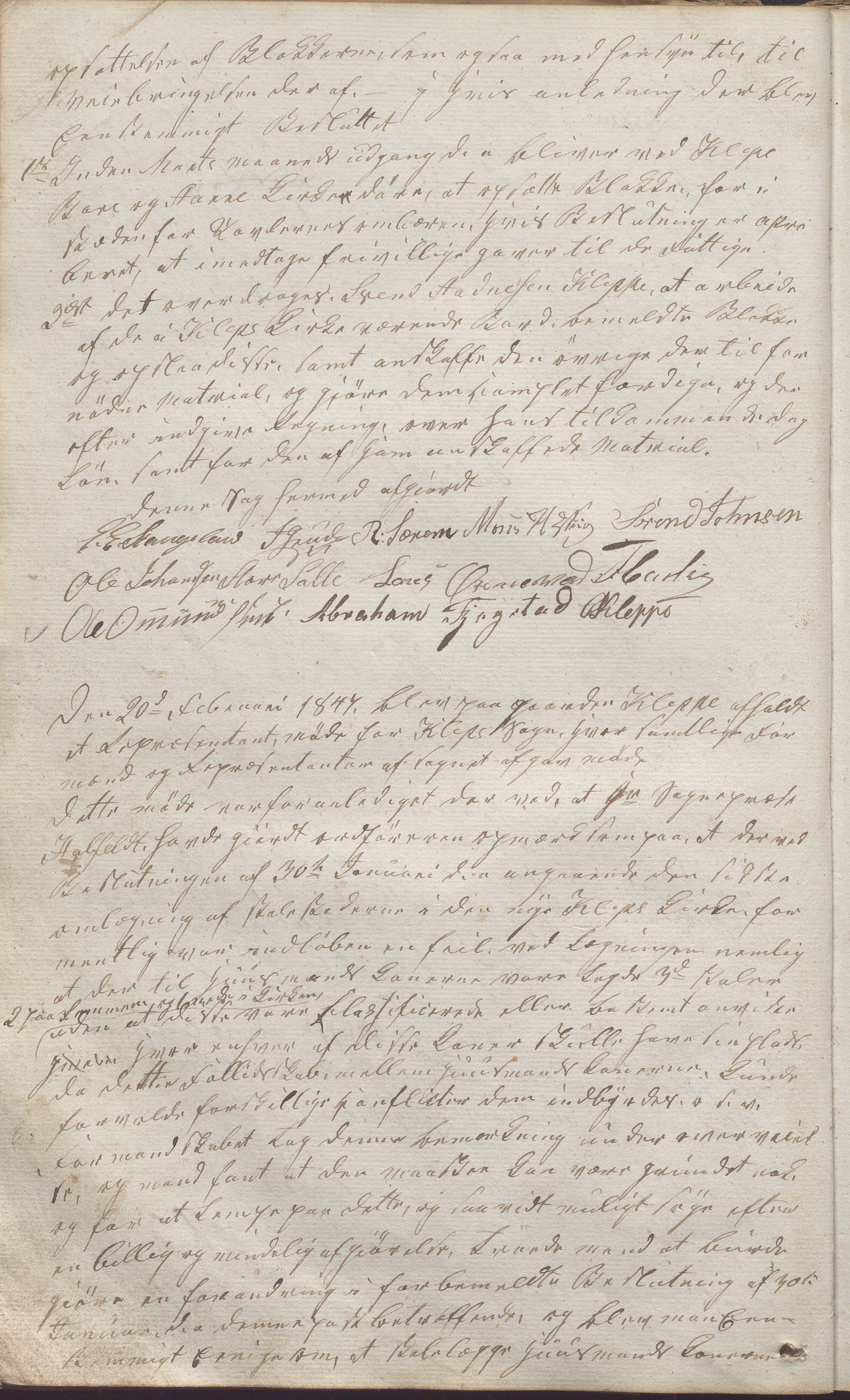 Klepp kommune - Formannskapet, IKAR/K-100277/A/L0001: Møtebok, 1837-1861, s. 114b