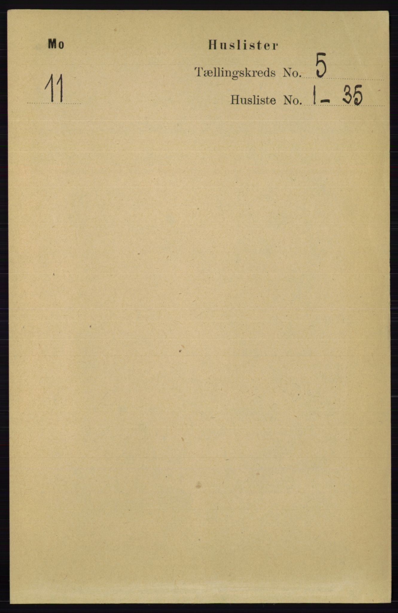 RA, Folketelling 1891 for 0832 Mo herred, 1891, s. 1253