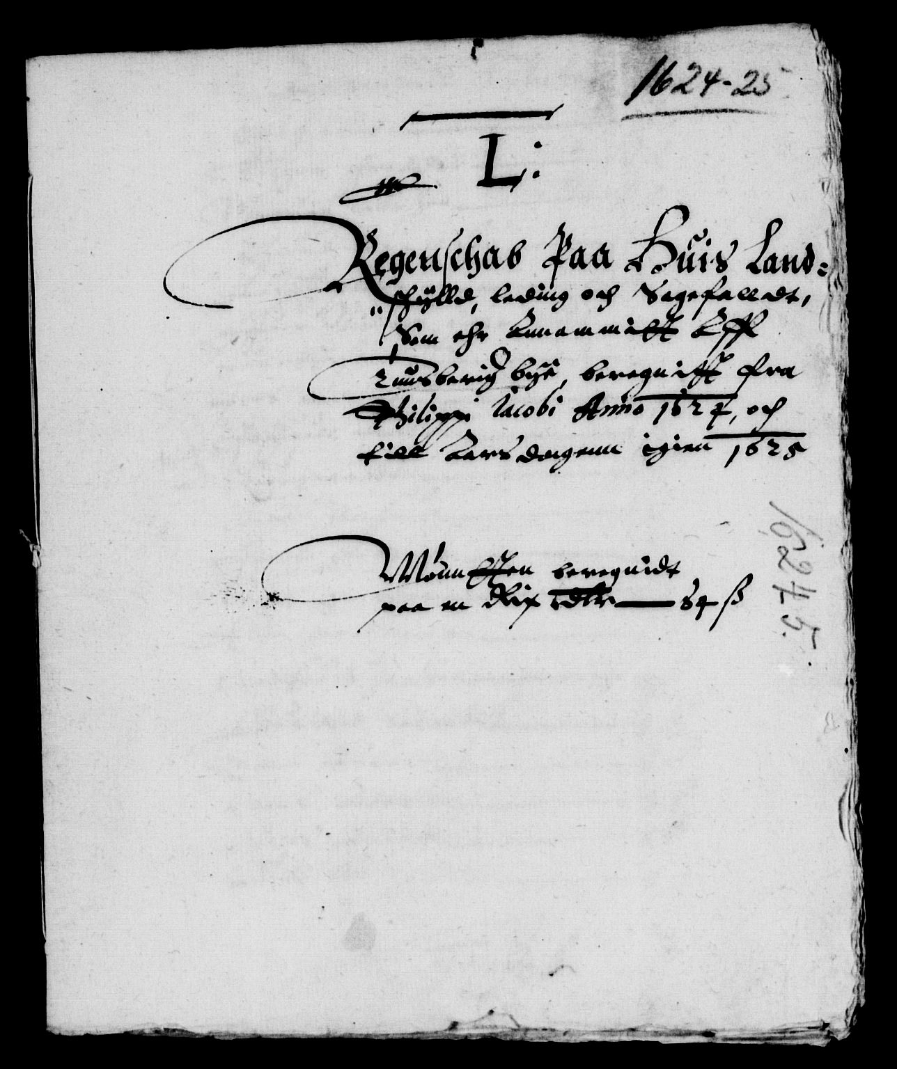 Rentekammeret inntil 1814, Reviderte regnskaper, Lensregnskaper, AV/RA-EA-5023/R/Rb/Rbo/L0007: Tønsberg len, 1624-1627