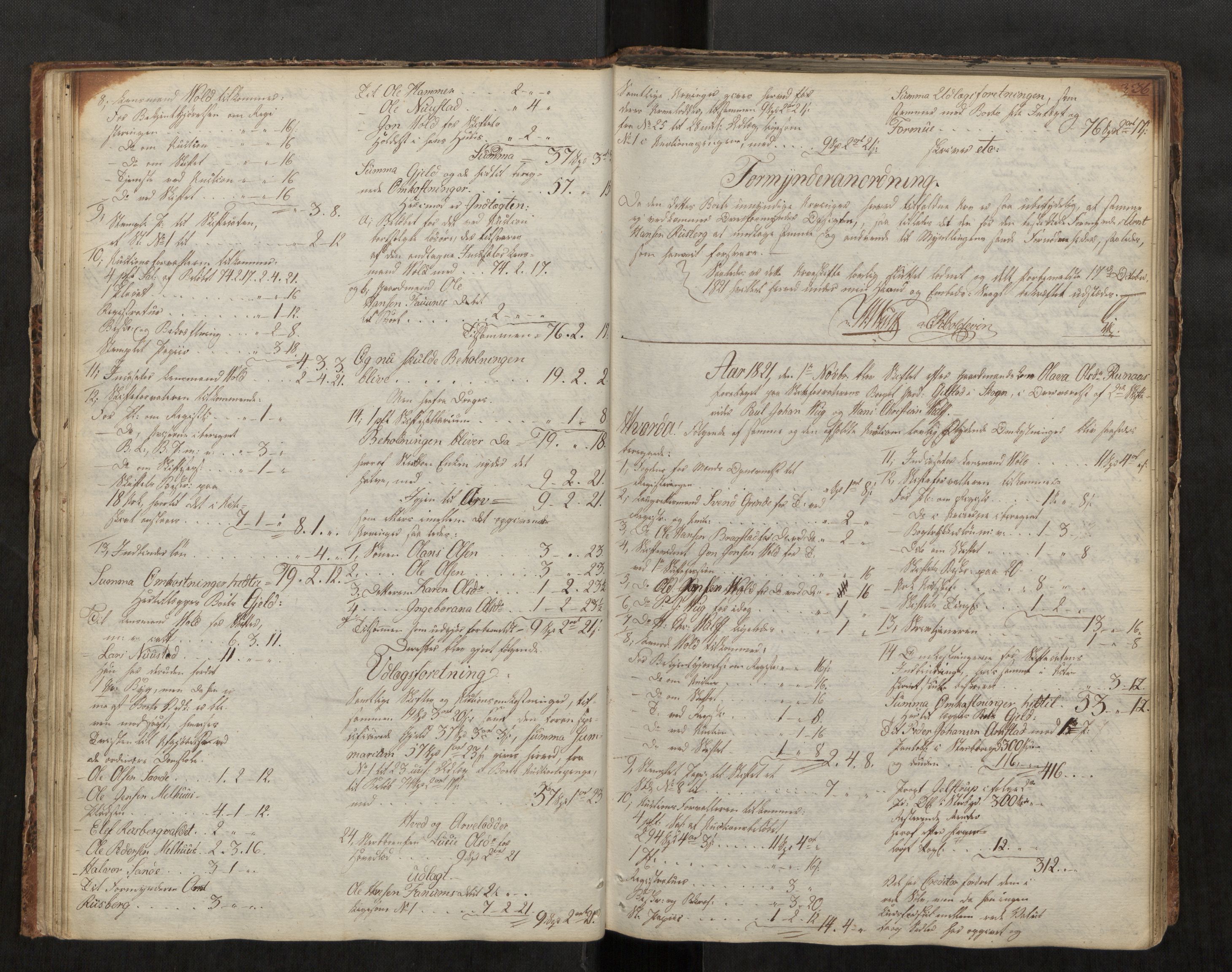 Stjør- og Verdal sorenskriveri, AV/SAT-A-4167/1/3/3A/L0029: Skifteprotokoll 24, 1818-1841, s. 36