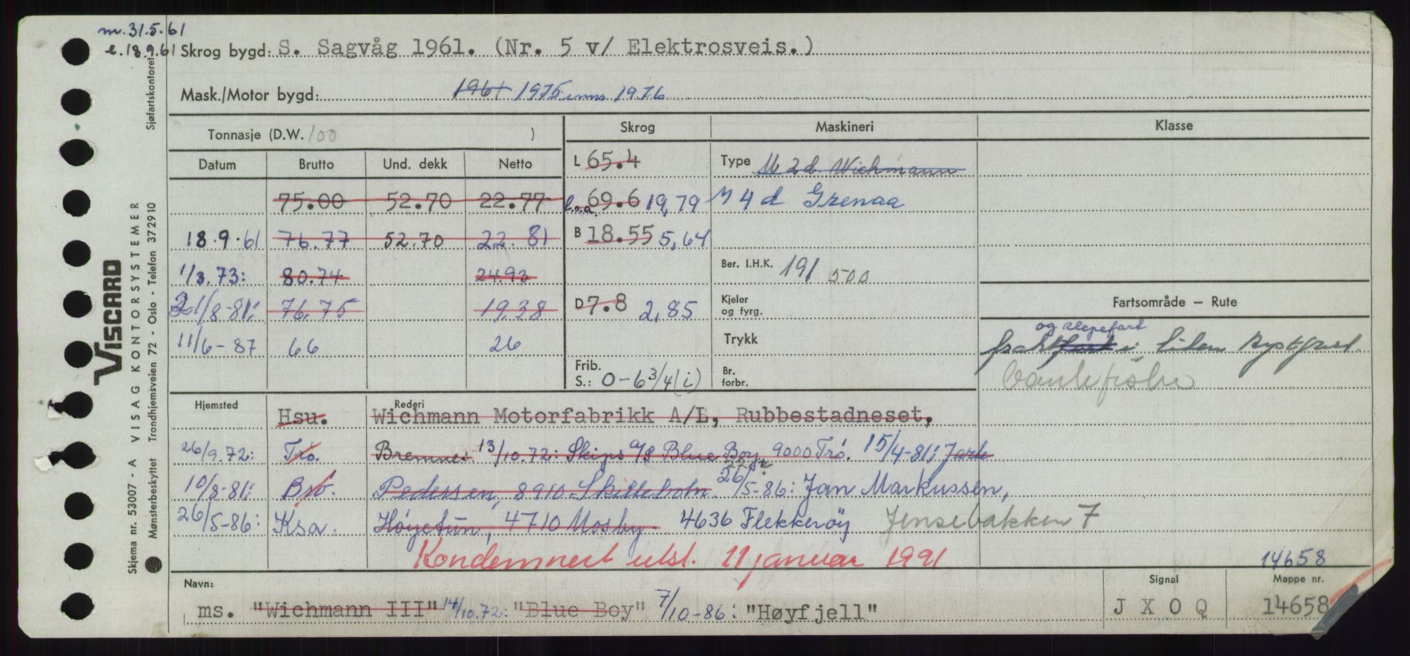 Sjøfartsdirektoratet med forløpere, Skipsmålingen, AV/RA-S-1627/H/Hd/L0017: Fartøy, Holi-Hå, s. 529