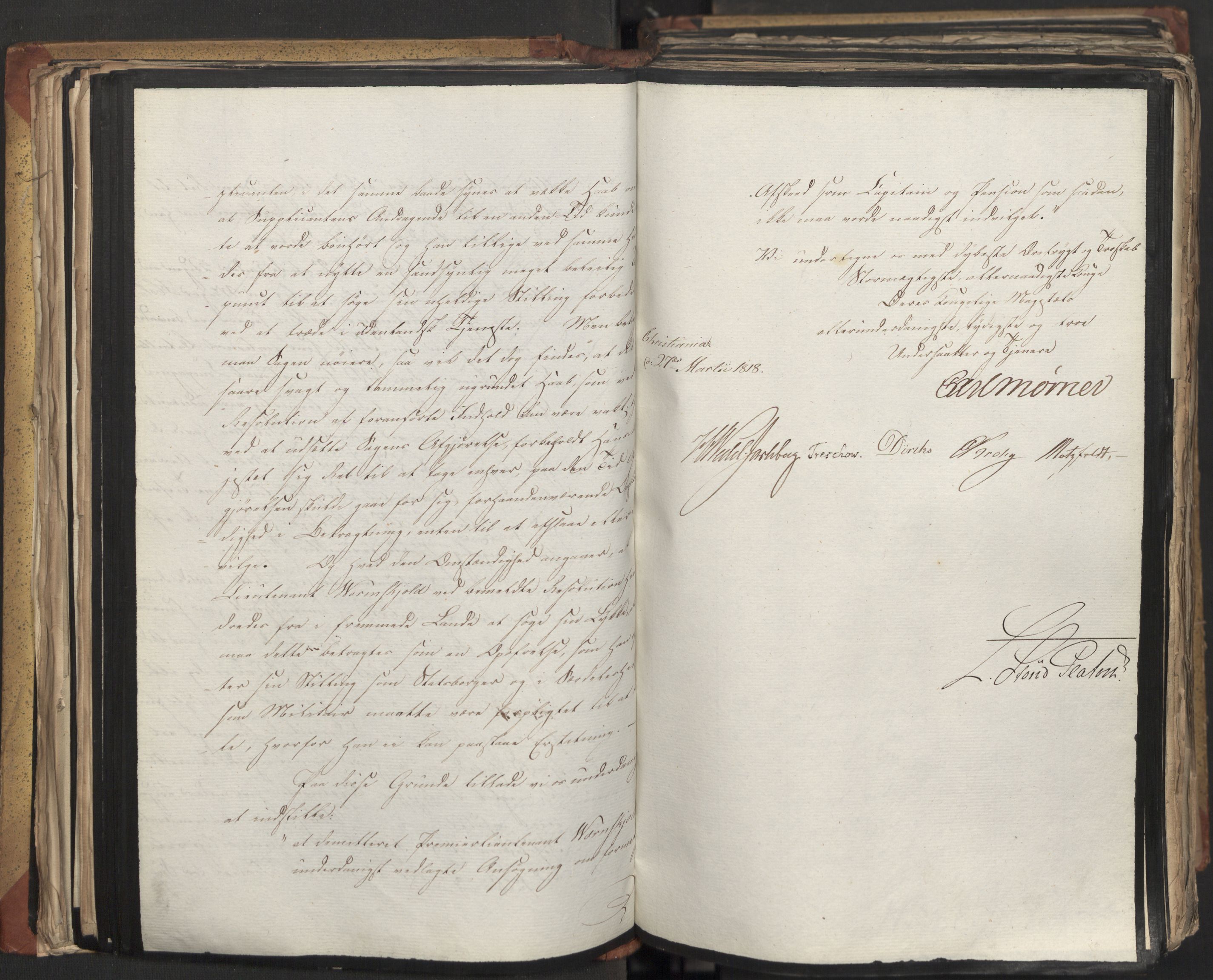 Statsrådsavdelingen i Stockholm, AV/RA-S-1003/D/Da/L0013: Regjeringsinnstillinger nr. 2761-2889, 1818, s. 153