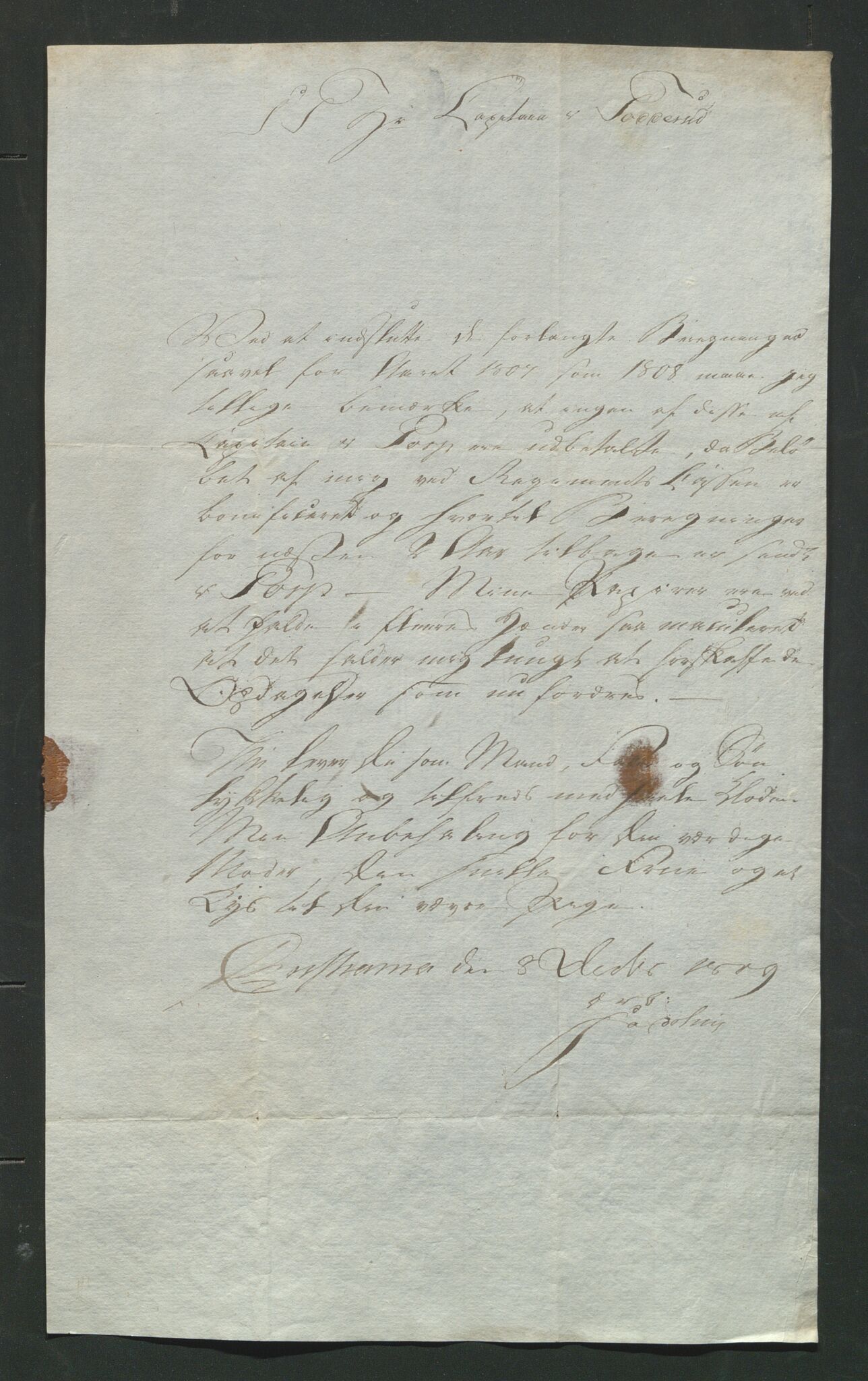 Åker i Vang, Hedmark, og familien Todderud, AV/SAH-ARK-010/J/Jc/L0004: Korrespondanse, 1796-1844, s. 66