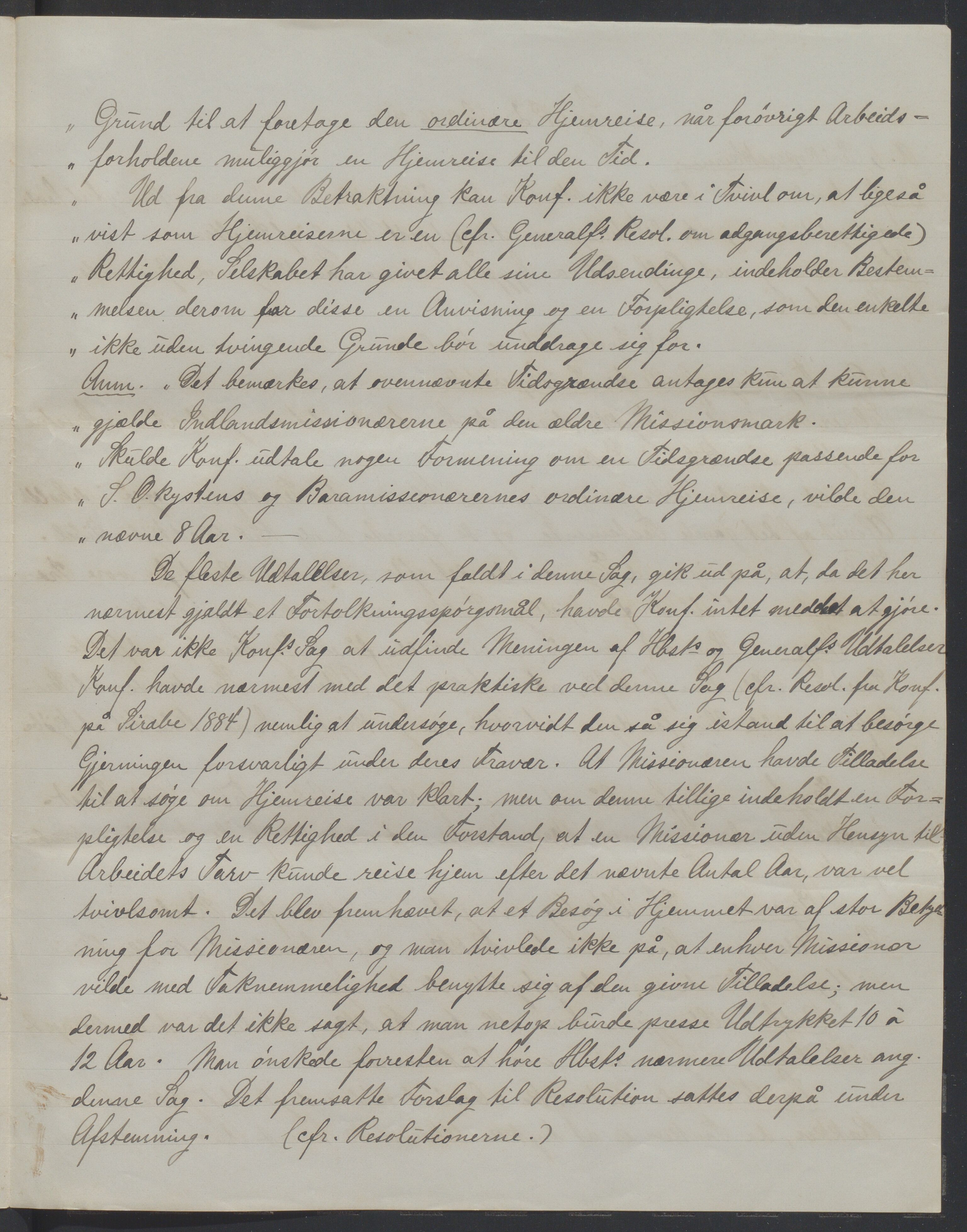 Det Norske Misjonsselskap - hovedadministrasjonen, VID/MA-A-1045/D/Da/Daa/L0038/0001: Konferansereferat og årsberetninger / Konferansereferat fra Madagaskar Innland., 1890